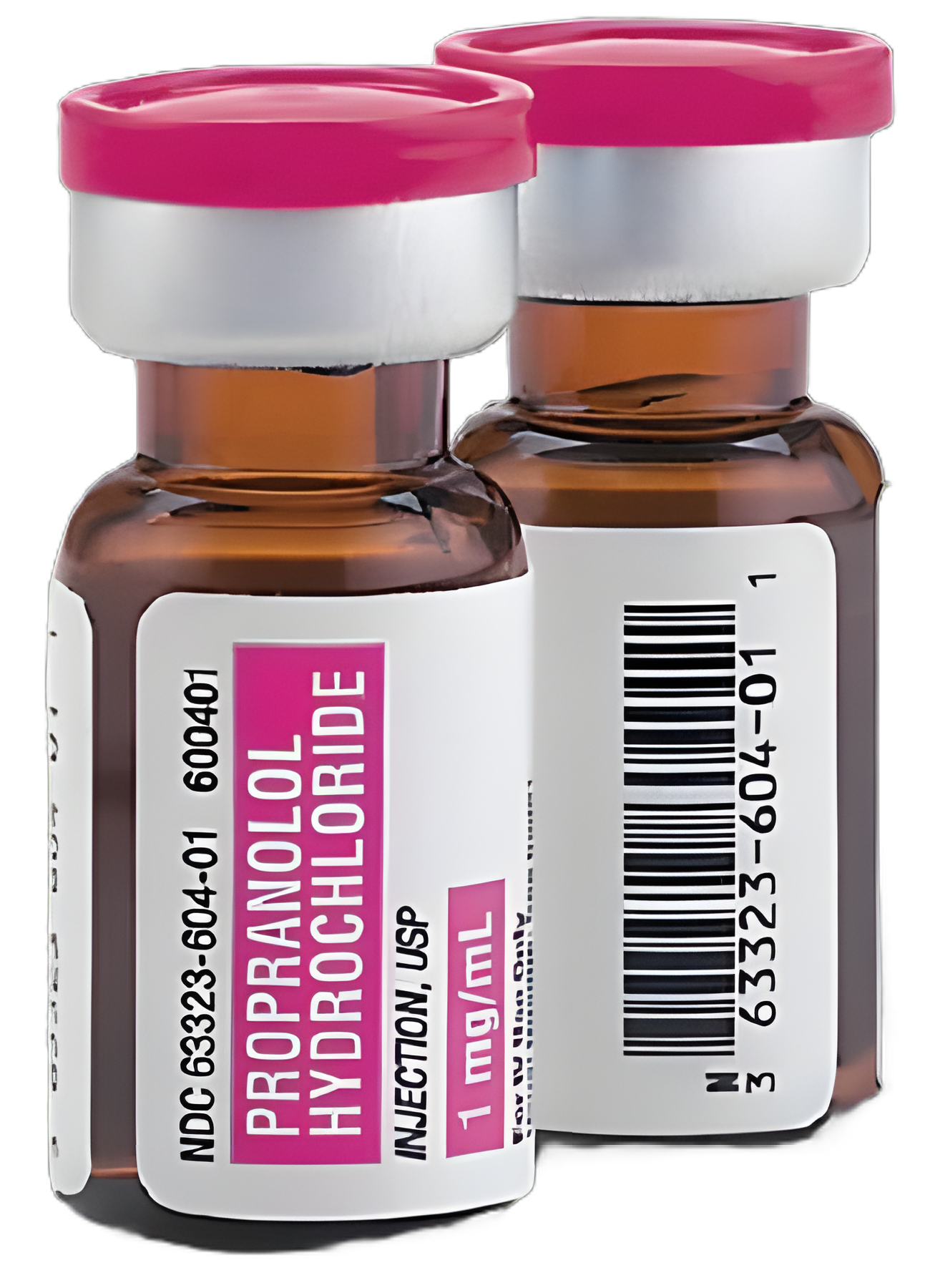 Propranolol HCl 1 mg / mL Injection Single-Dose Vial 1 mL - 63323060401 ...