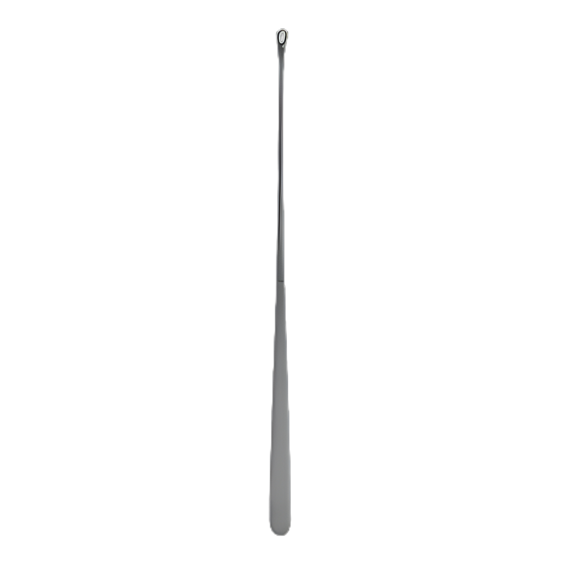 V. Mueller® Kelly-Gray Uterine Curette, 9.5 Inch, Serrated Oval Loop Tip, Stainless Steel