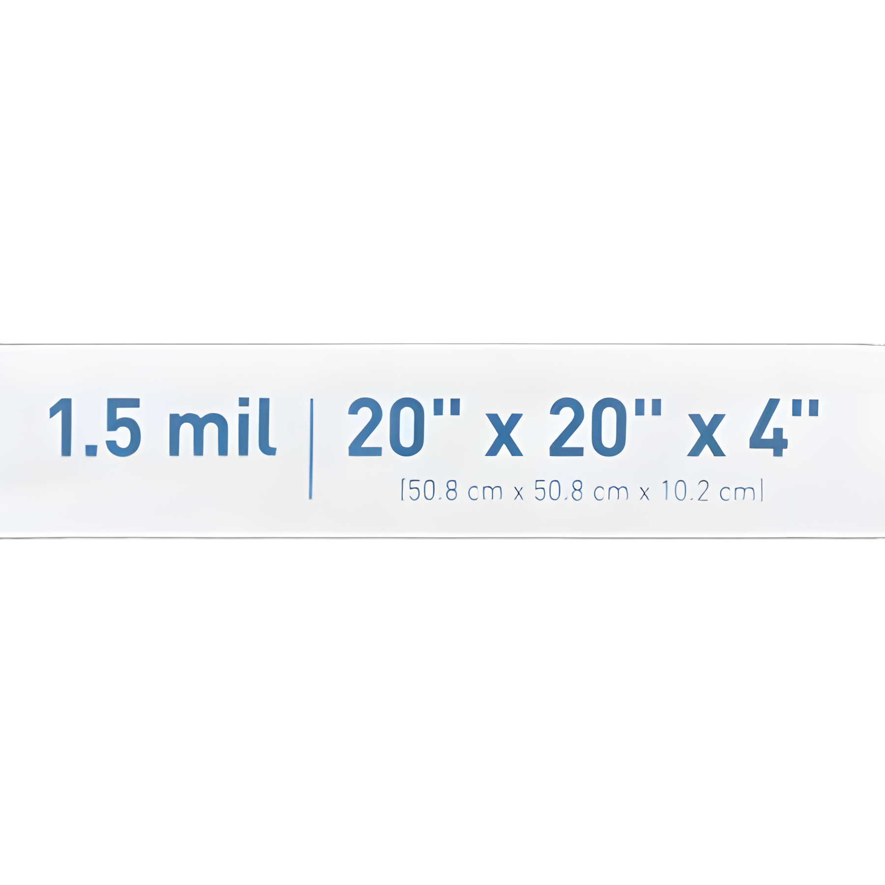 Patient Belongings Bag McKesson 4 X 20 X 20 Inch Polyethylene Snap Closure White