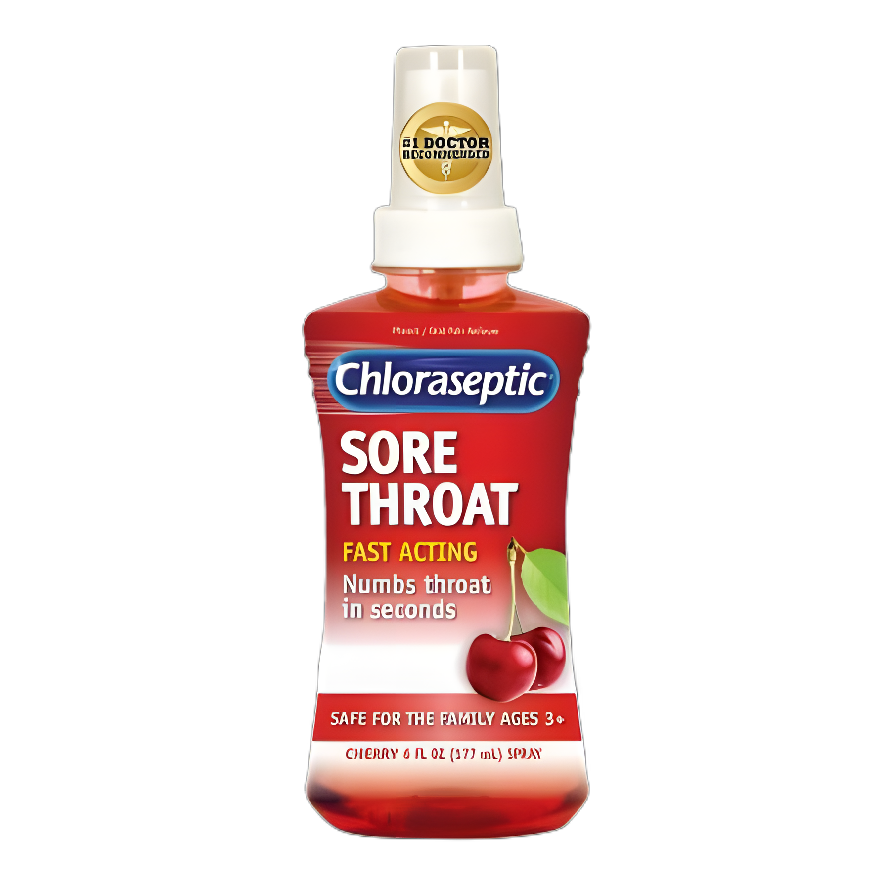 Sore Throat Relief Chloraseptic® 1.4% Strength Oral Spray 6 oz. - 78112001103
