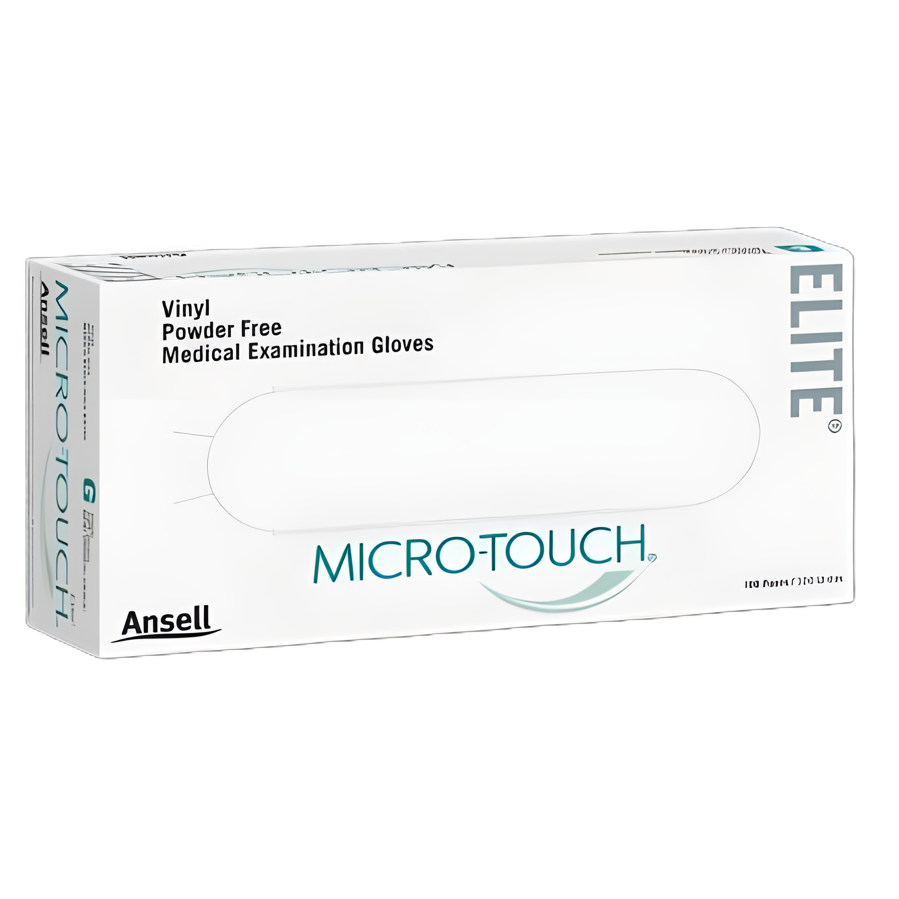 Exam Glove Micro-Touch® Elite® Medium NonSterile Stretch Vinyl Standard Cuff Length Smooth Ivory Not Rated