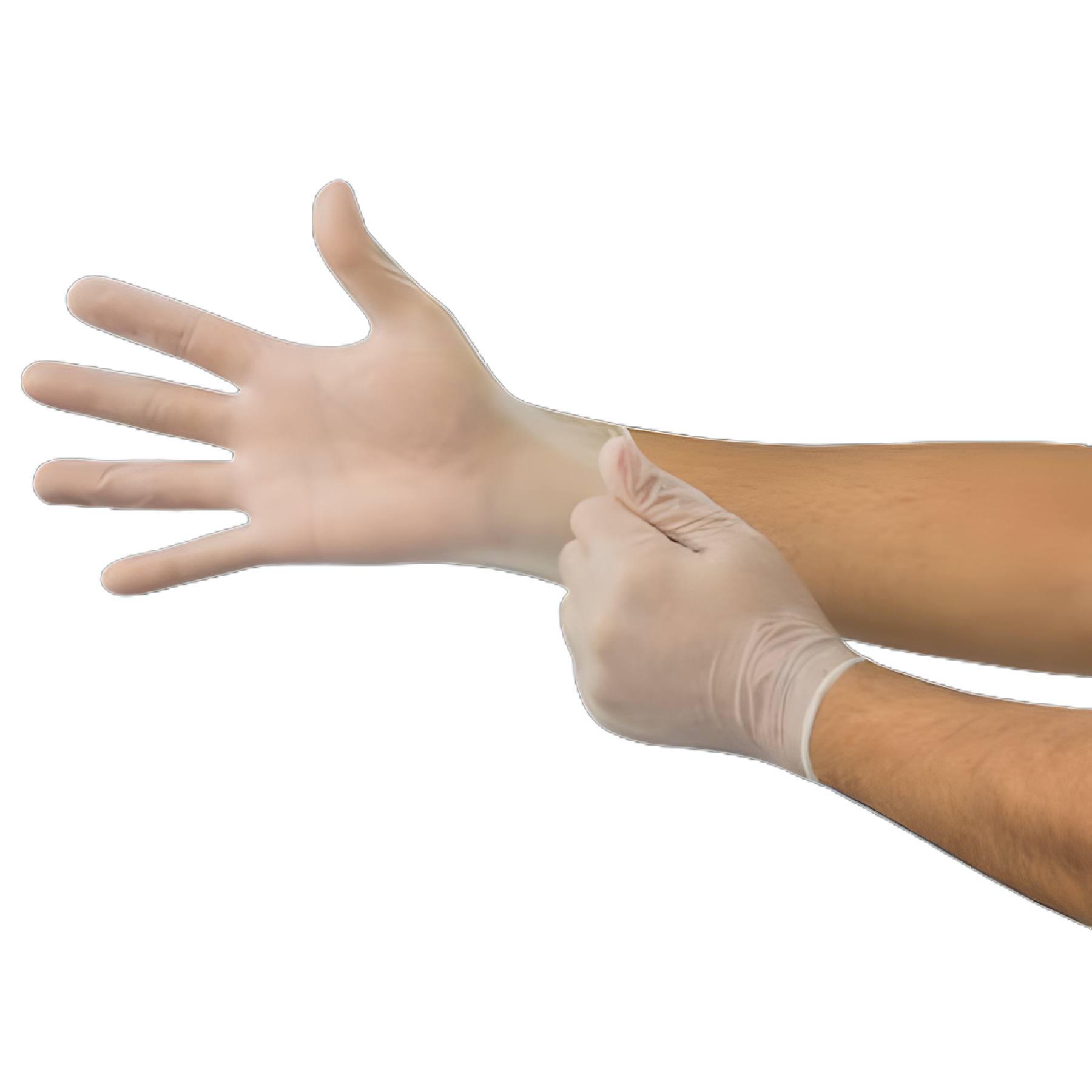 Exam Glove Micro-Touch® Elite® Medium NonSterile Stretch Vinyl Standard Cuff Length Smooth Ivory Not Rated