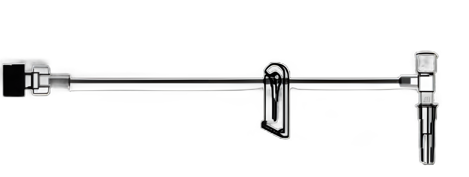 IV Extension Set Needle-Free Port Small Bore 4 Inch Tubing