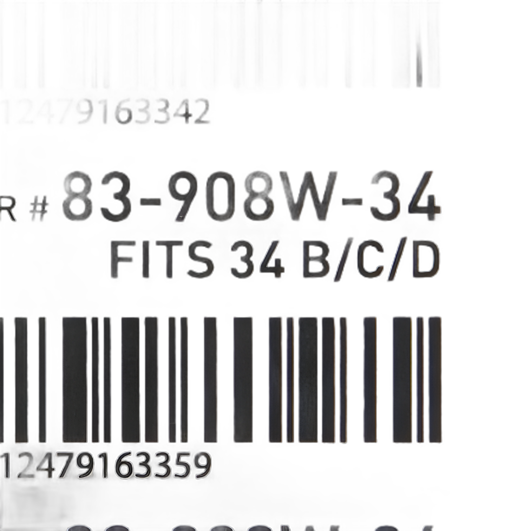 Post-Surgical Bra McKesson White 34 Inch