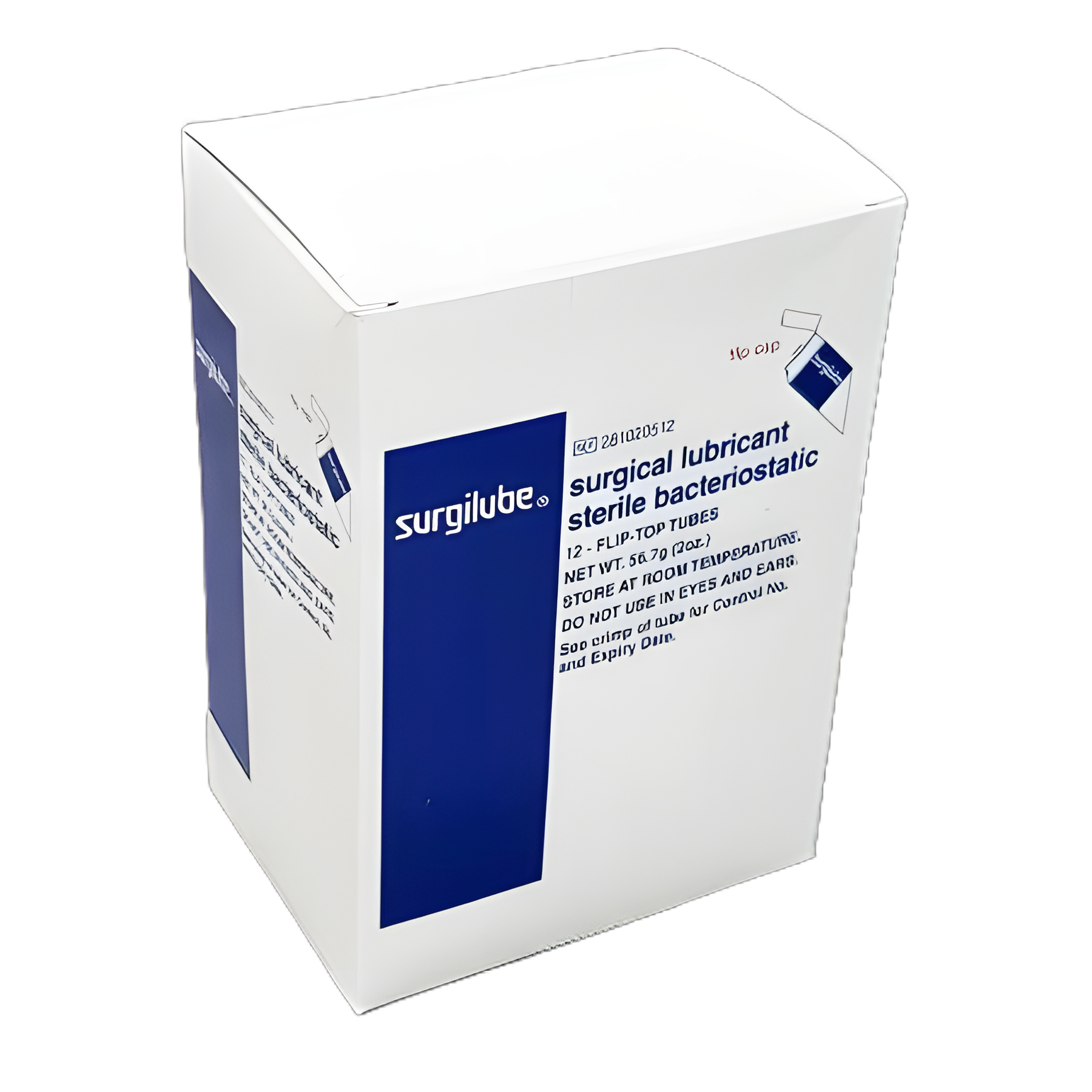 Surgilube Lubricating Jelly 2 oz Tube - Carbomer-Free, Sterile for Medical Use
