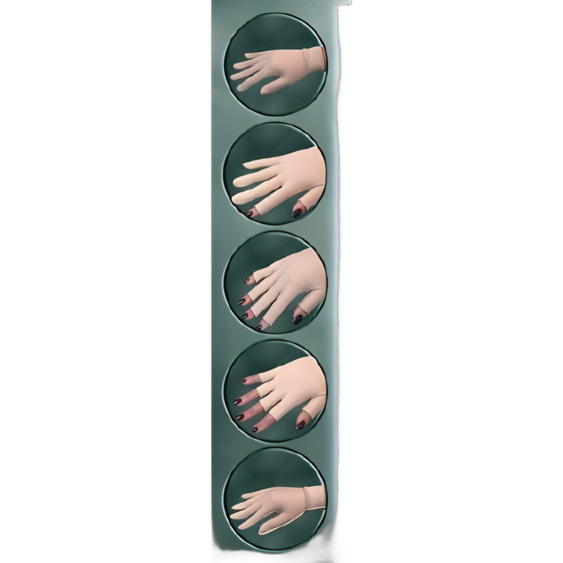 Support Gloves Occumitts® My Way Full Finger Small Wrist Length Hand Specific Pair Nylon / Spandex