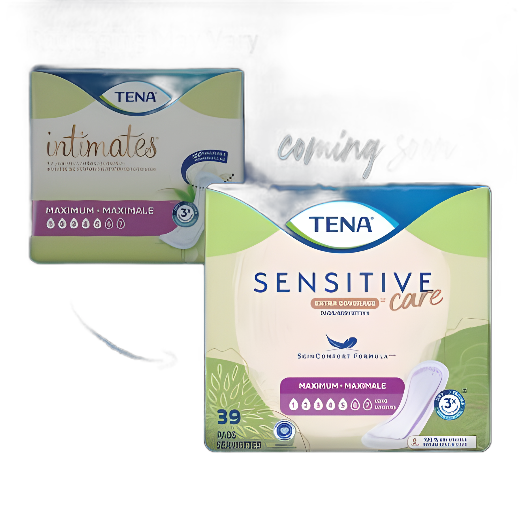 TENA Sensitive Care Maximum Extra Coverage Long Bladder Control Pad, 15 Inch, Heavy Absorbency