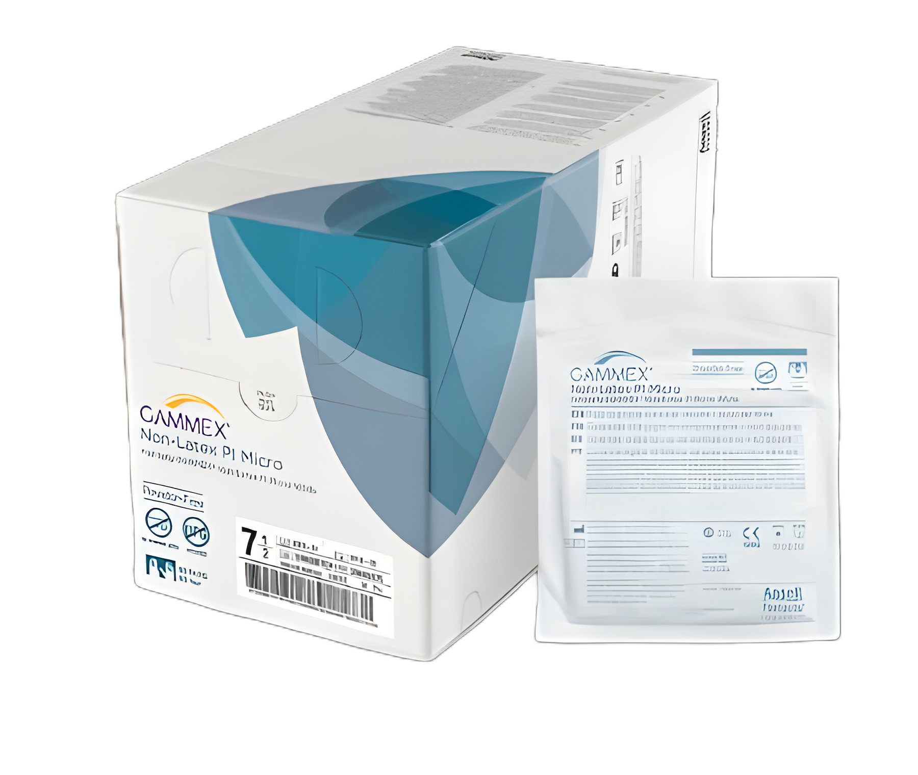 Surgical Glove GAMMEX® Non-Latex PI Micro Size 6.5 Sterile Polyisoprene Standard Cuff Length Micro-Textured White Chemo Tested