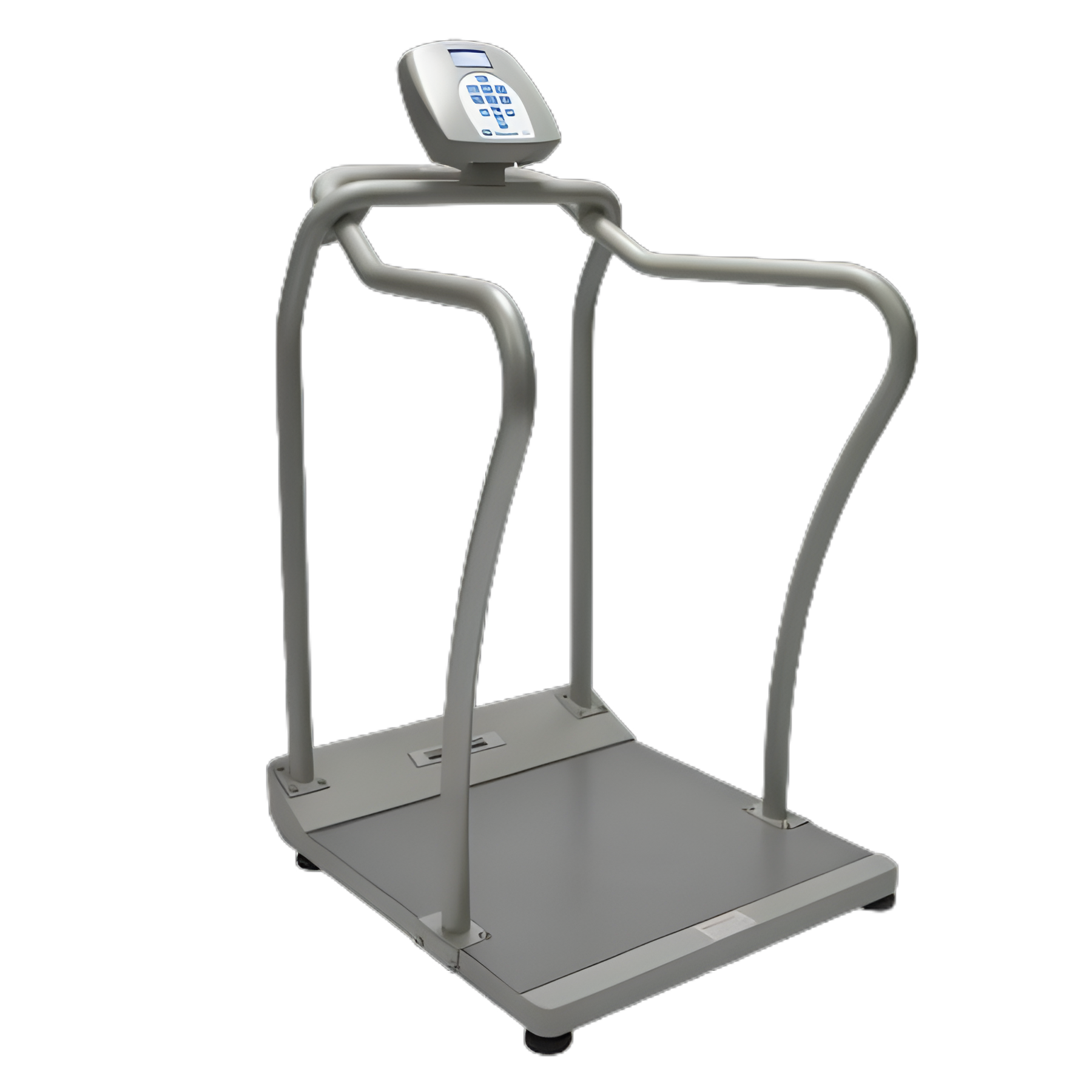 Health O Meter 2101KL-BT Handrail Scale with LCD Display, 1000 lbs. Capacity - BMI Calculation & Bluetooth