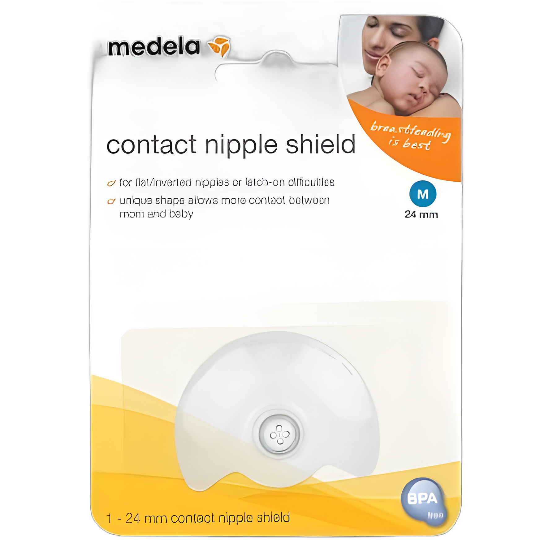 Nipple Shield Medela® Contact™ 24 mm Silicone Reusable