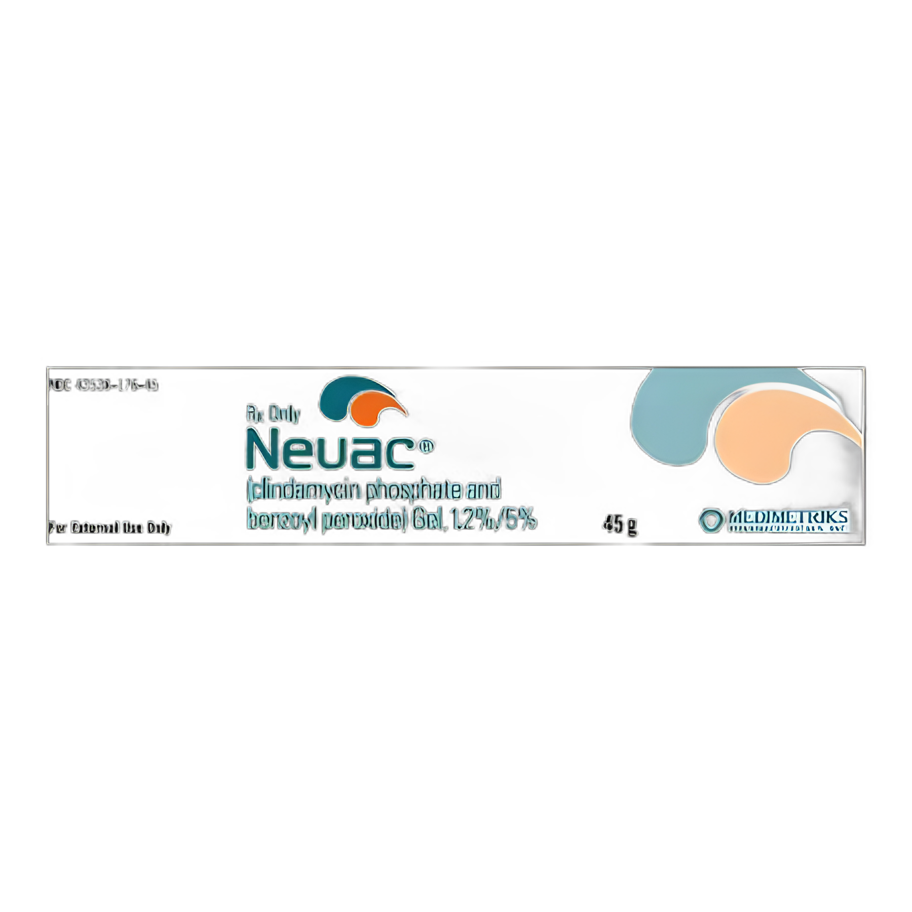 Neuac™ Clindamycin Phosphate / Benzoyl Peroxide 1.2% - 5% Gel Tube 45 Gram