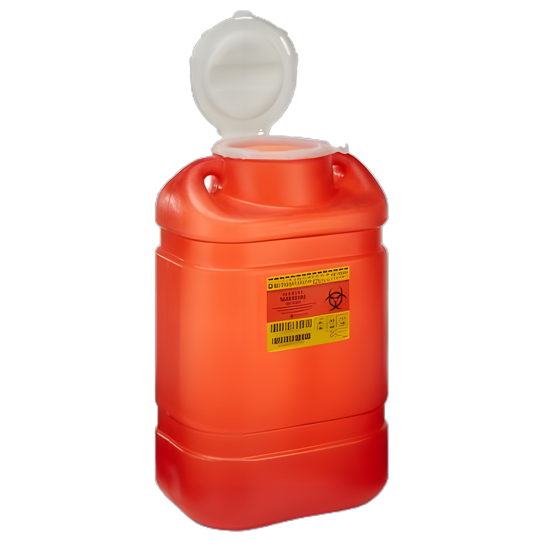 Sharps Container BD™ Red Base 18 H X 7-1/2 W X 10-1/2 D Inch Vertical Entry 5 Gallon - 305491