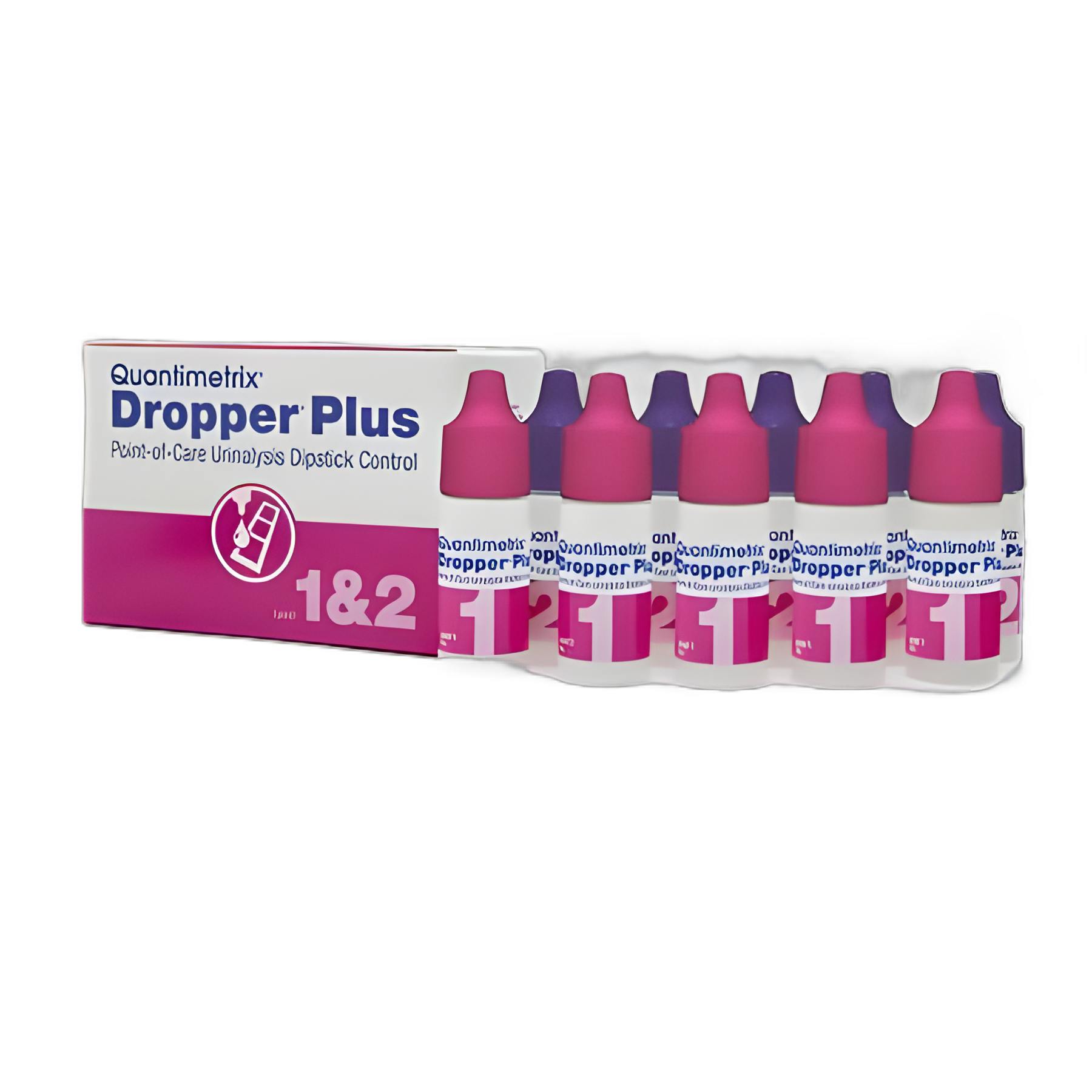 Urine Chemistry Control Set Dropper® Plus Urinalysis Dipstick Testing 2 Levels 10 X 5 mL