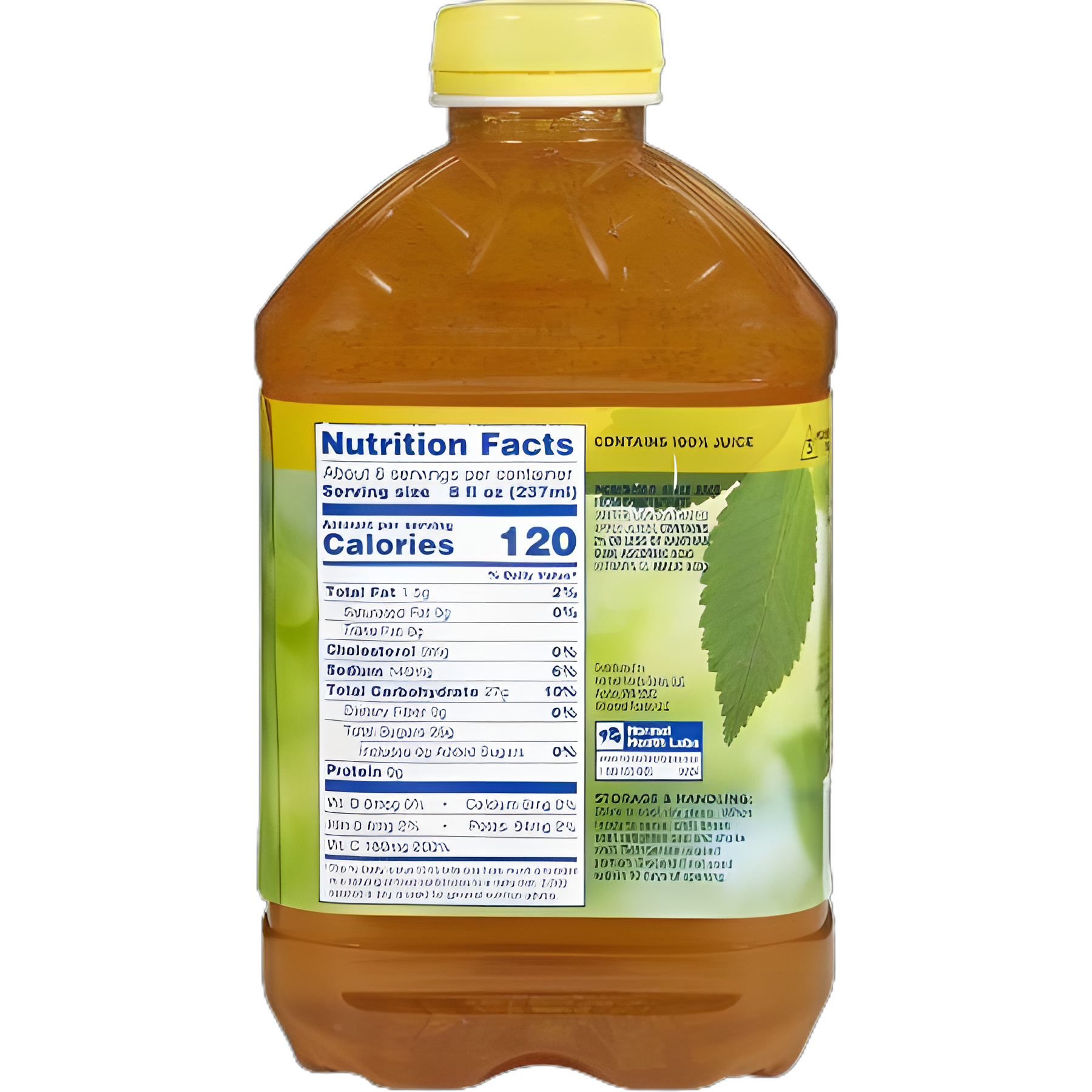 Thickened Beverage Thick & Easy® 46 oz. Bottle Apple Flavor Liquid IDDSI Level 3 Moderately Thick/Liquidized