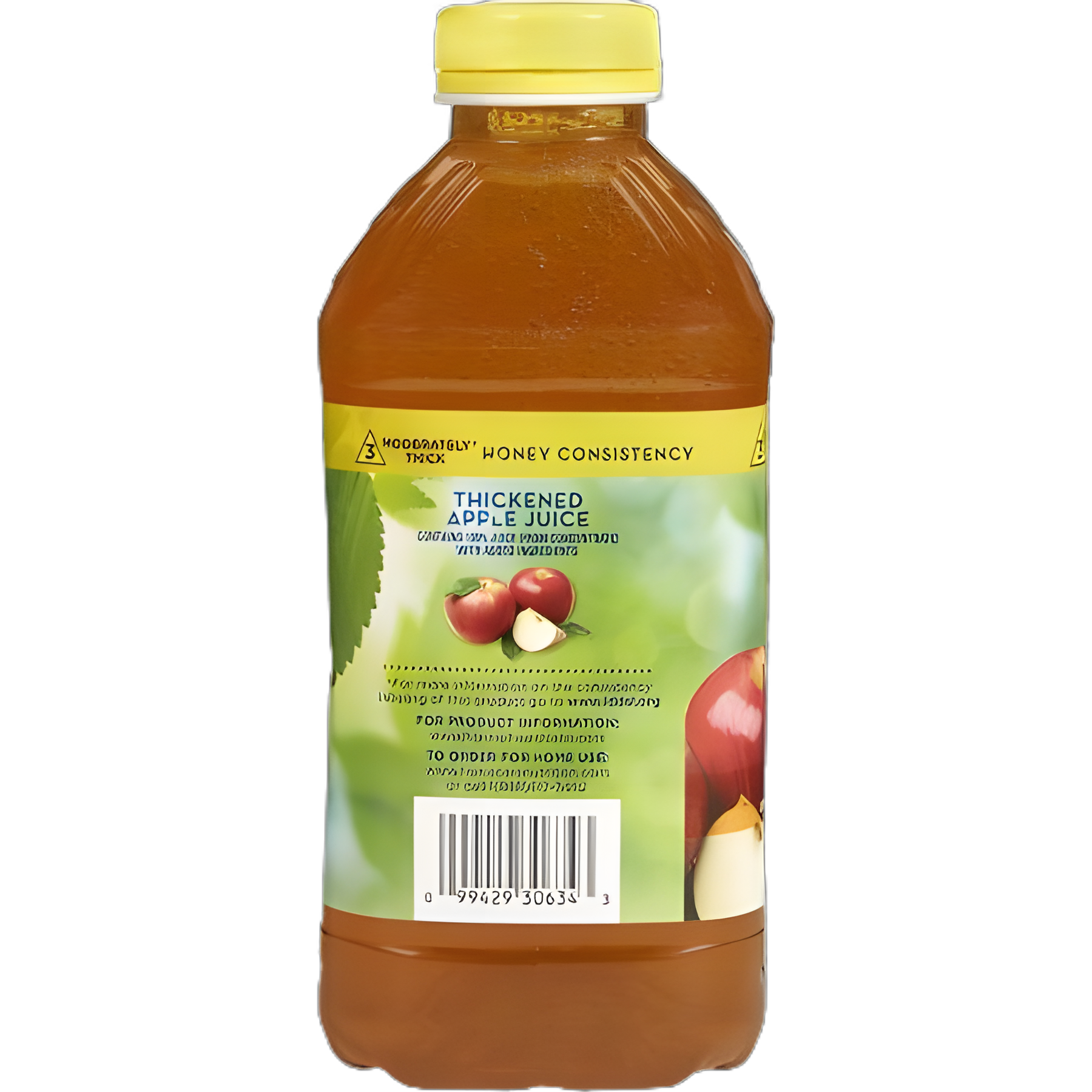 Thickened Beverage Thick & Easy® 46 oz. Bottle Apple Flavor Liquid IDDSI Level 3 Moderately Thick/Liquidized
