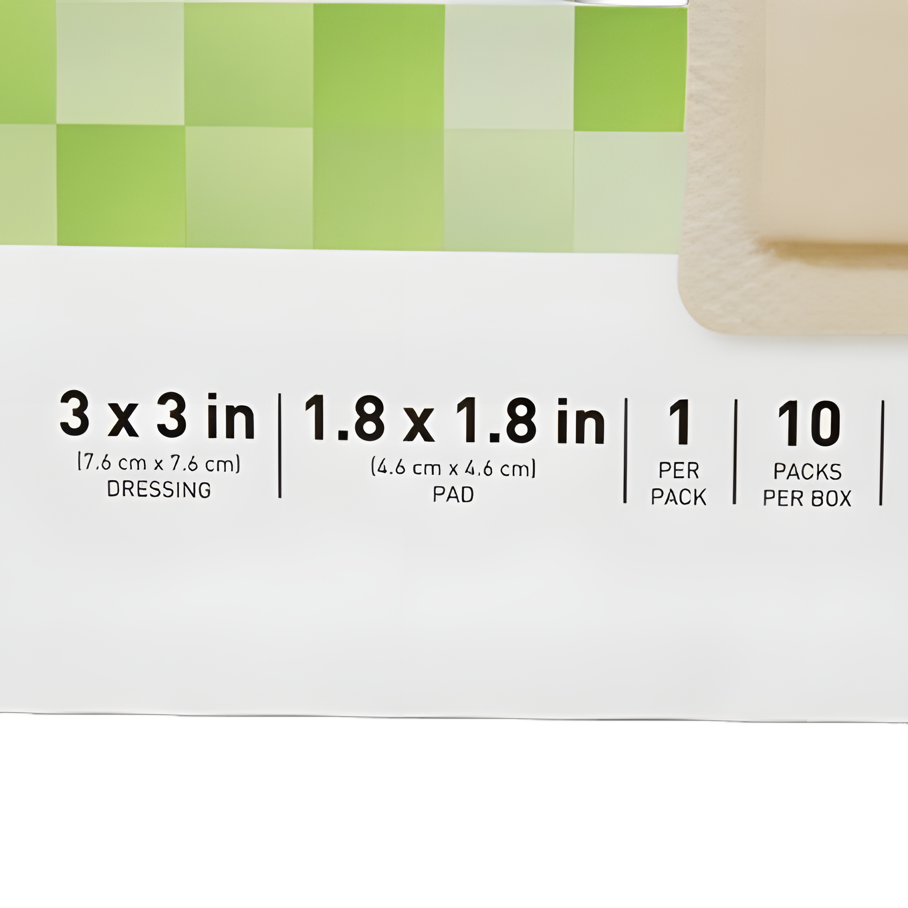 Thin Foam Dressing McKesson Lite 3 X 3 Inch With Border Film Backing Silicone Gel Adhesive Square Sterile