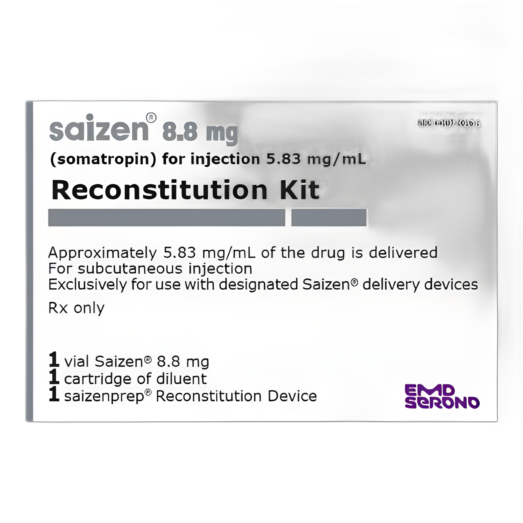 Saizen Somatropin 8.8mg Injection - Growth Hormone Therapy