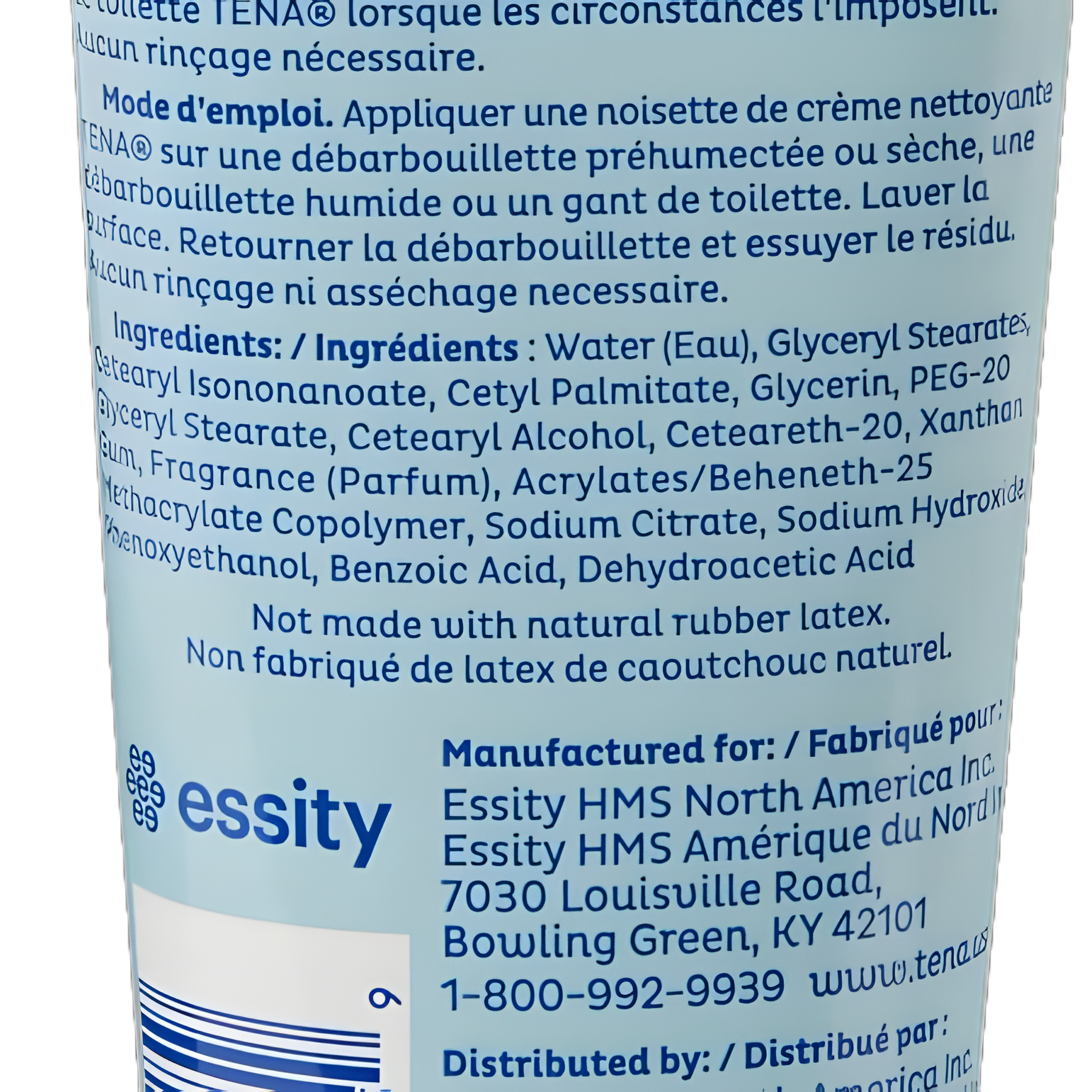 Rinse-Free Body Wash TENA® ProSkin™ Cream 8.5 oz. Tube Mild Scent