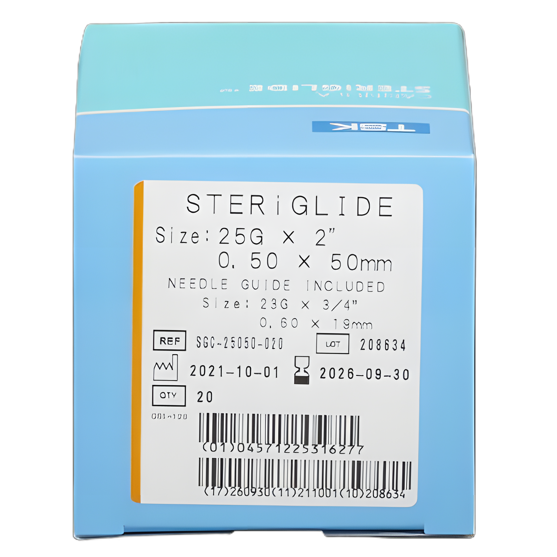 SteriGlide 25G x 2" Aesthetic Microcannula - Latex-Free