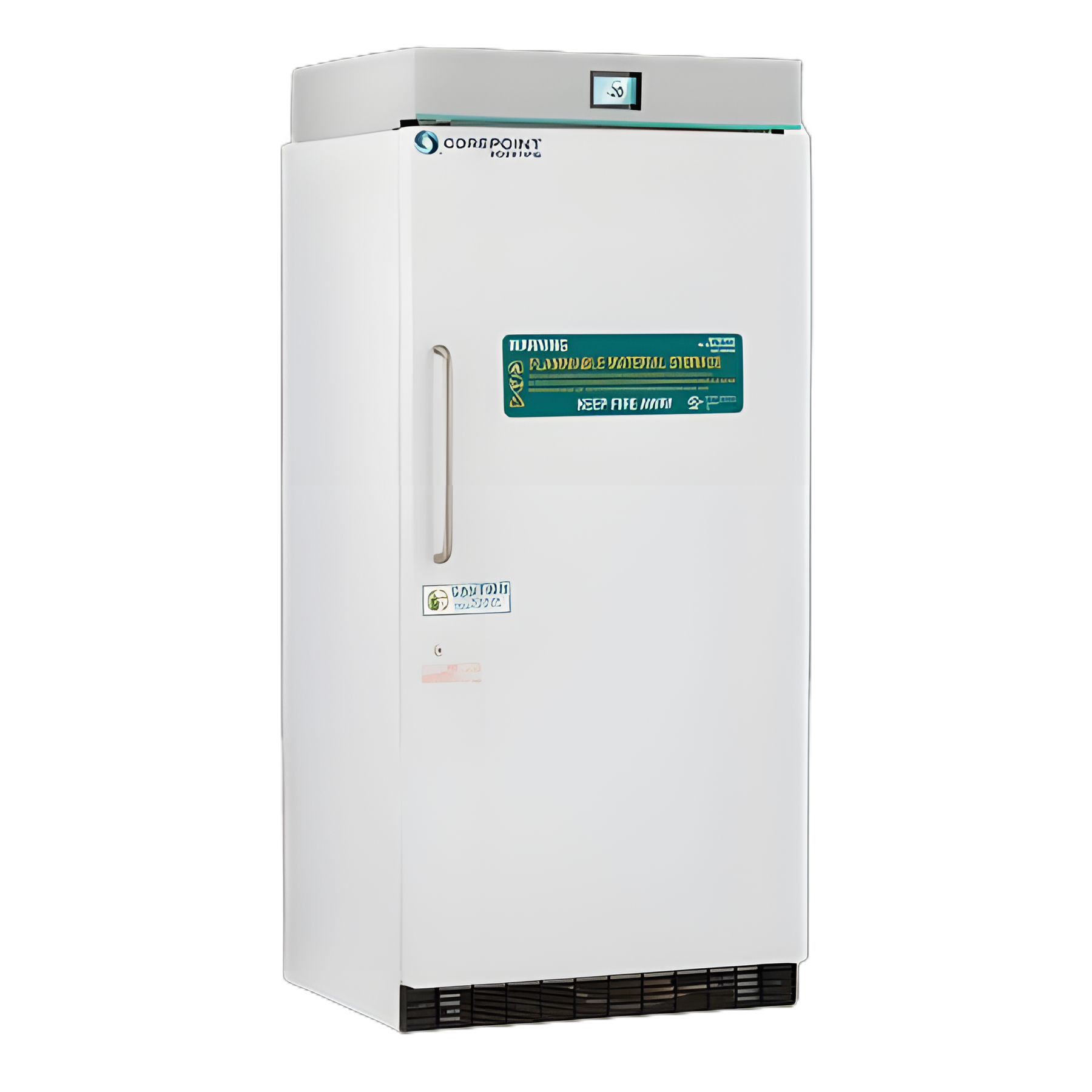 Flammable Storage Freezer Norlake White Diamond Series Laboratory Use 30 cu.ft. 1 Solid Swing Door Manual Defrost
