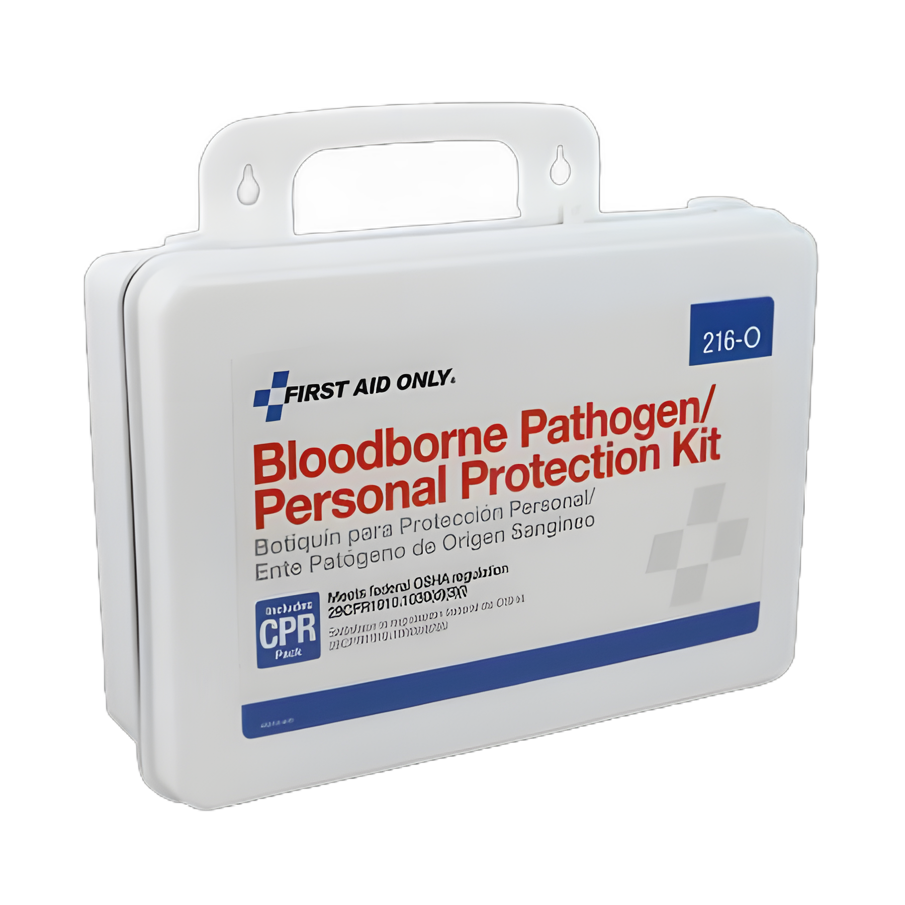 Bloodborne Pathogen Spill Clean Up / Personal Protection With CPR Pack Kit First Aid Only