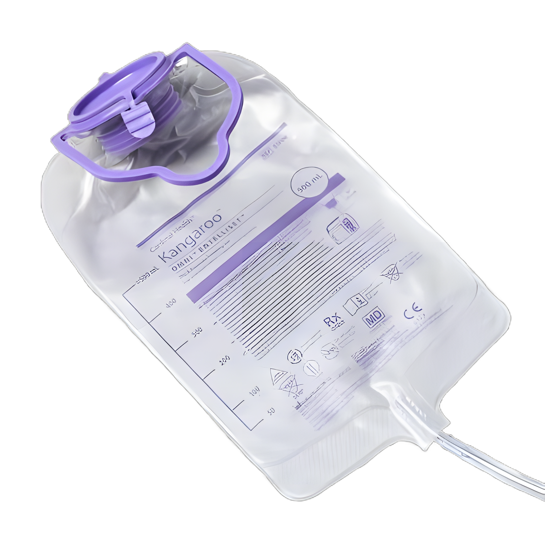 Enteral Feeding Pump Bag Set Kangaroo OMNI™ ENtelliSet™ 500 mL NonSterile