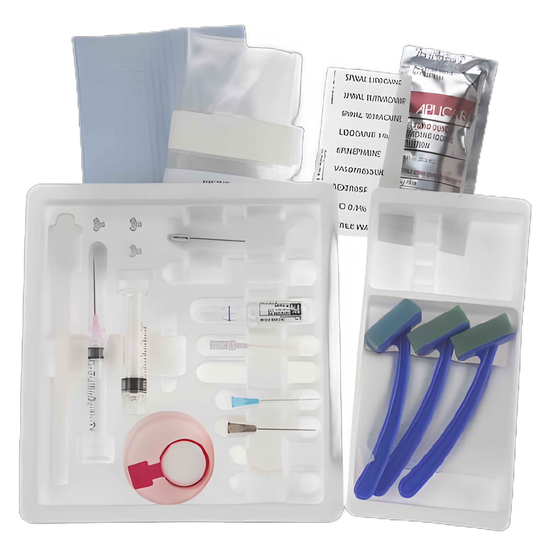 Spinal Anesthesia Tray Pencan® 24 Gauge 4 Inch Length