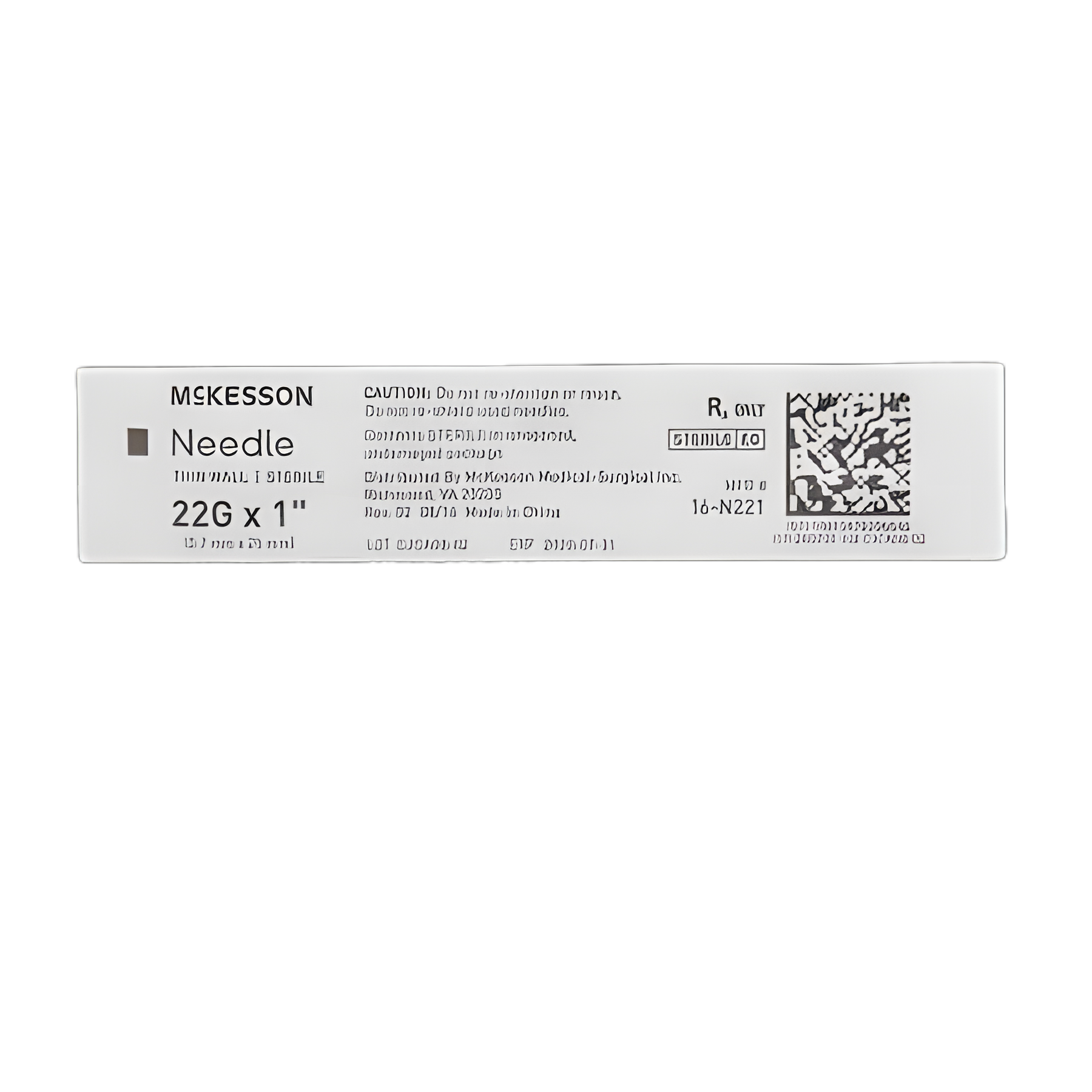 McKesson 22G x 1" Hypodermic Needle - Thin Wall, Sterile