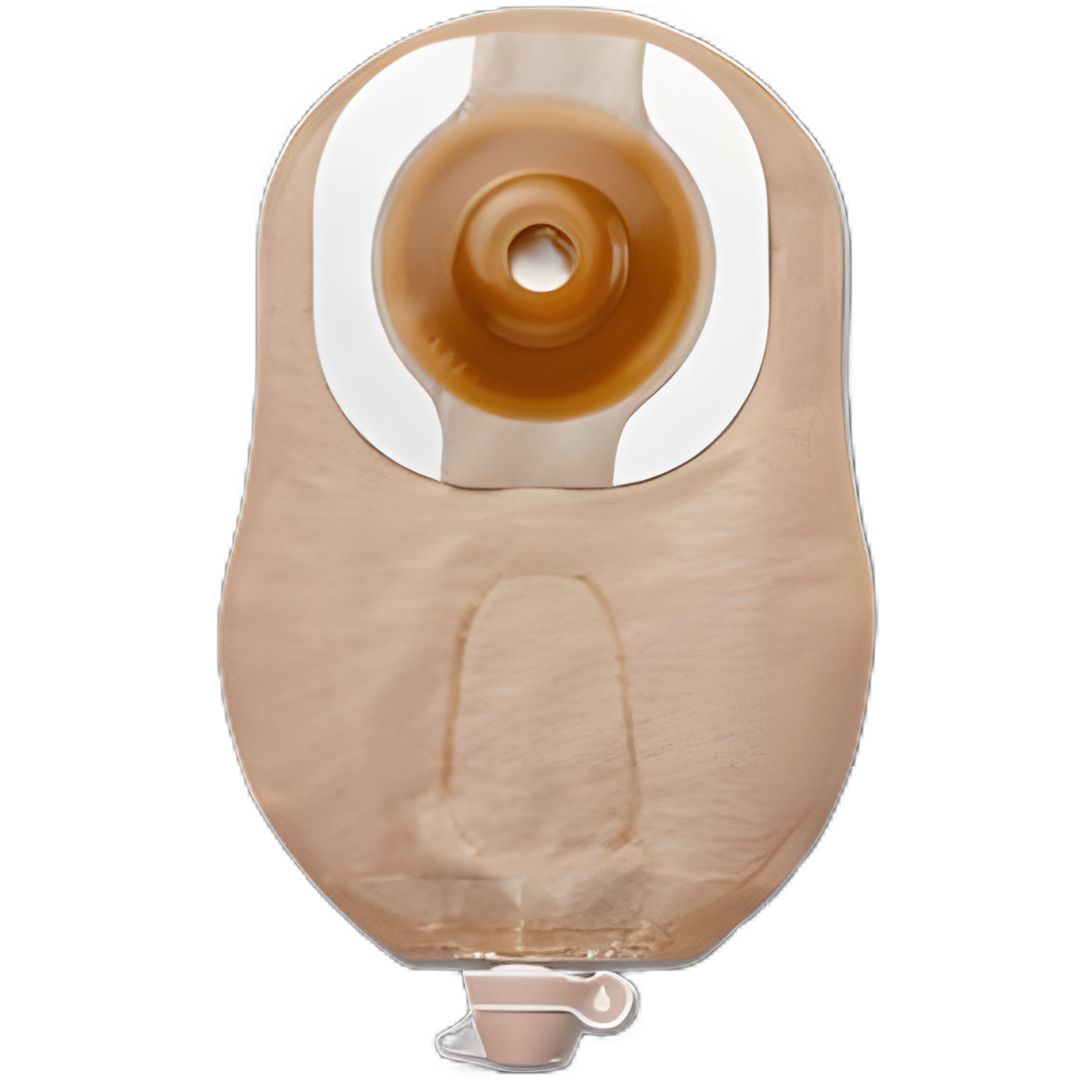 Premier™ 9 Inch One-Piece Urostomy Pouch - Pre-Cut 1 Inch