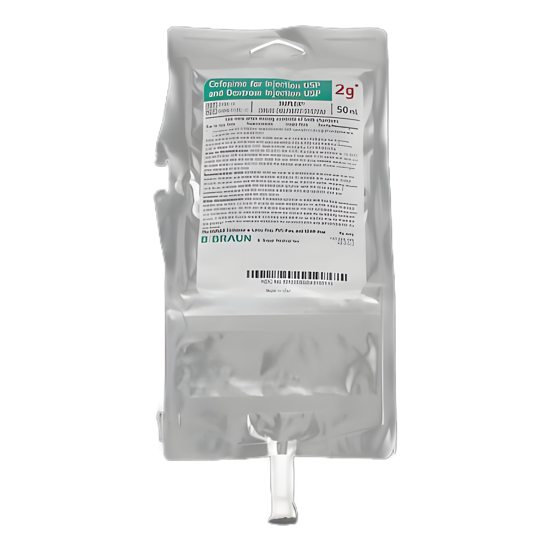 Cefepime HCl 2g/50mL Injection by B. Braun - Single Dose Flexible Bag
