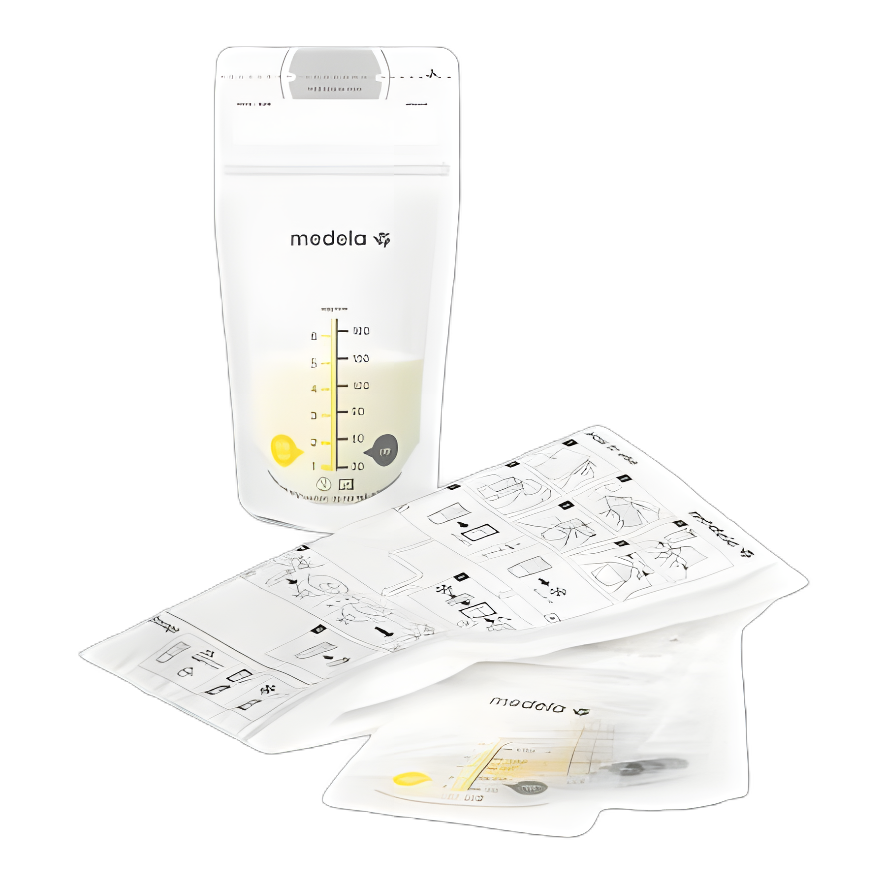 Breast Milk Storage Bag Pump & Save™ 180 mL Plastic