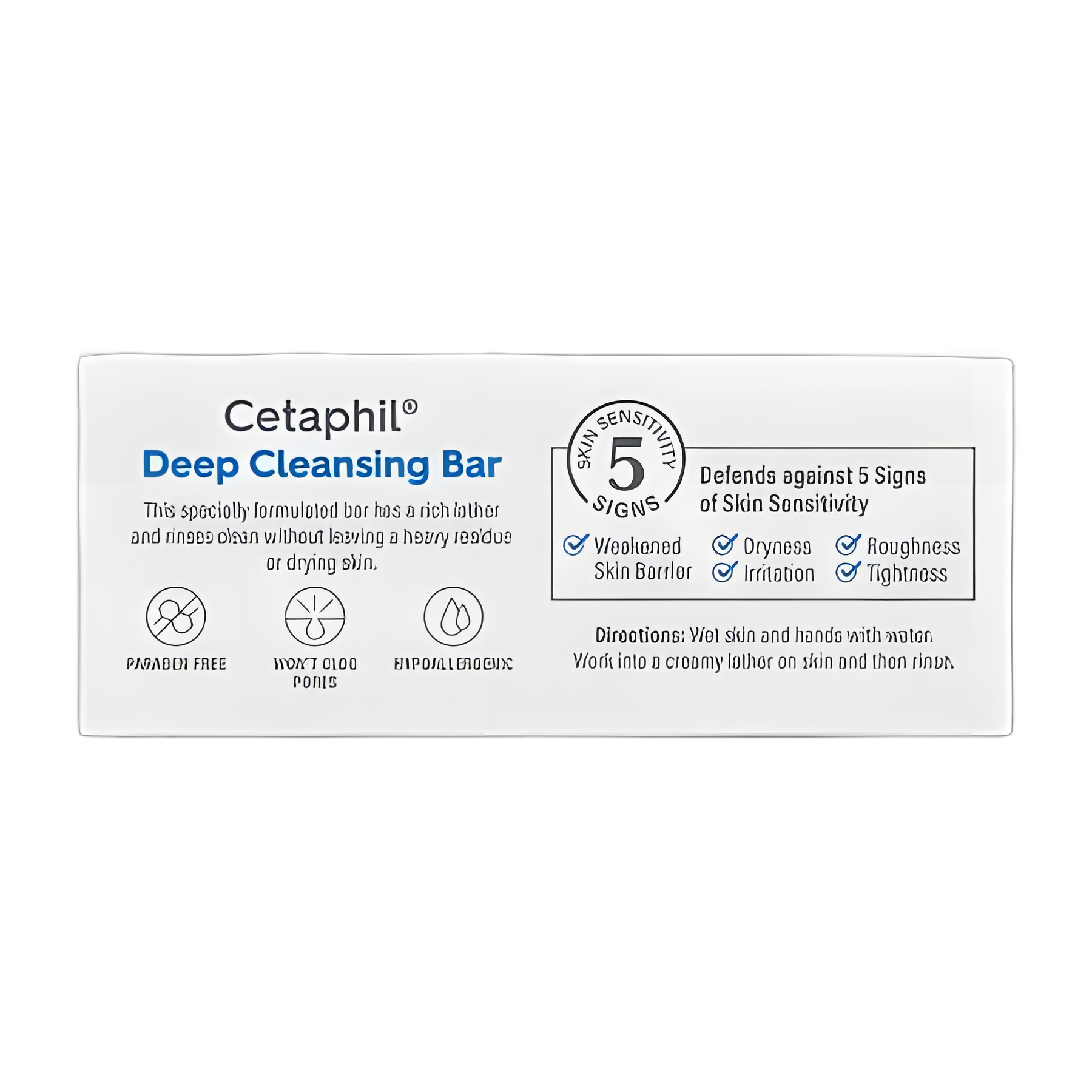 Soap Cetaphil® Deep Cleansing Bar 4.5 oz. Box Gentle Scent