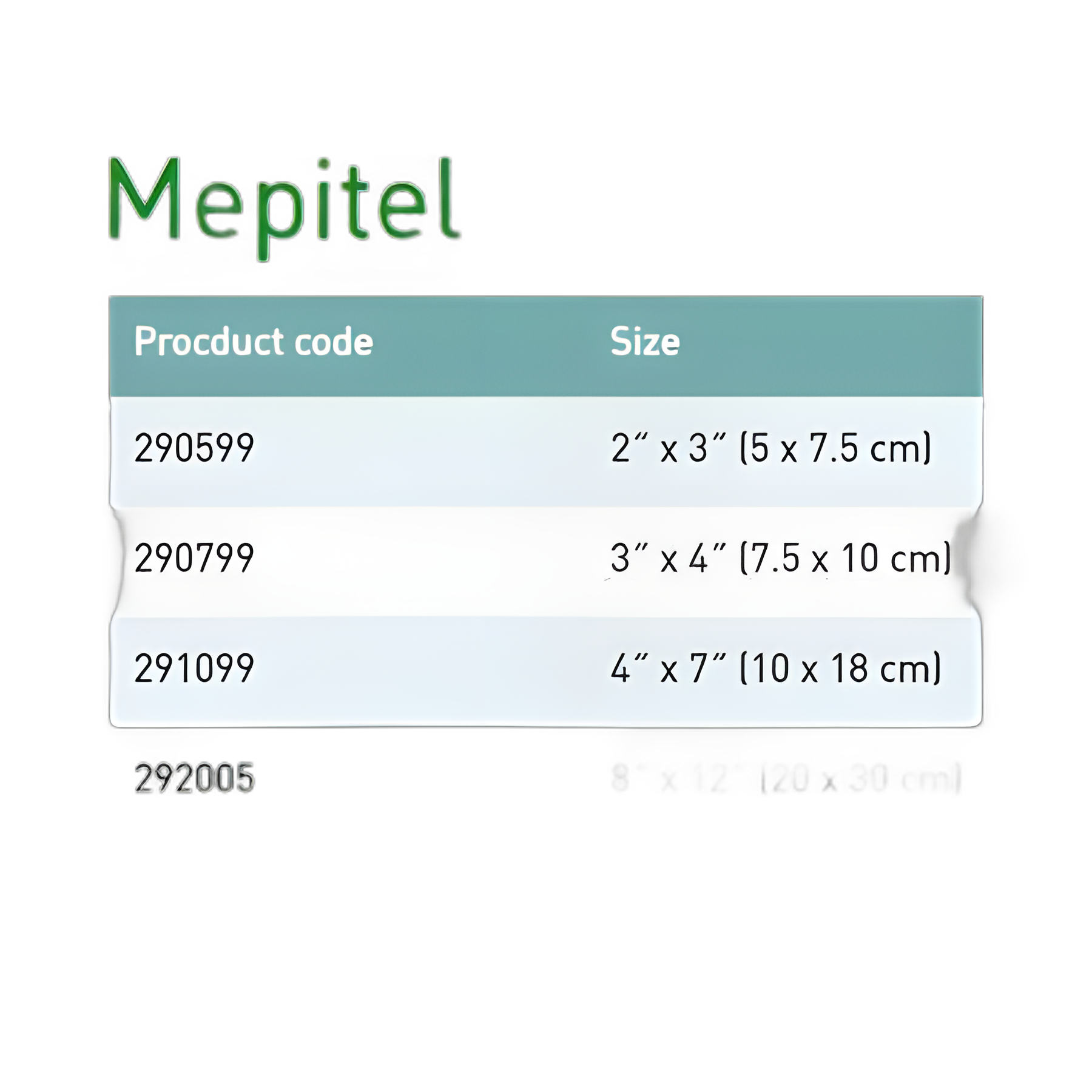 Wound Contact Layer Dressing Mepitel® 2 X 3 Inch Sterile