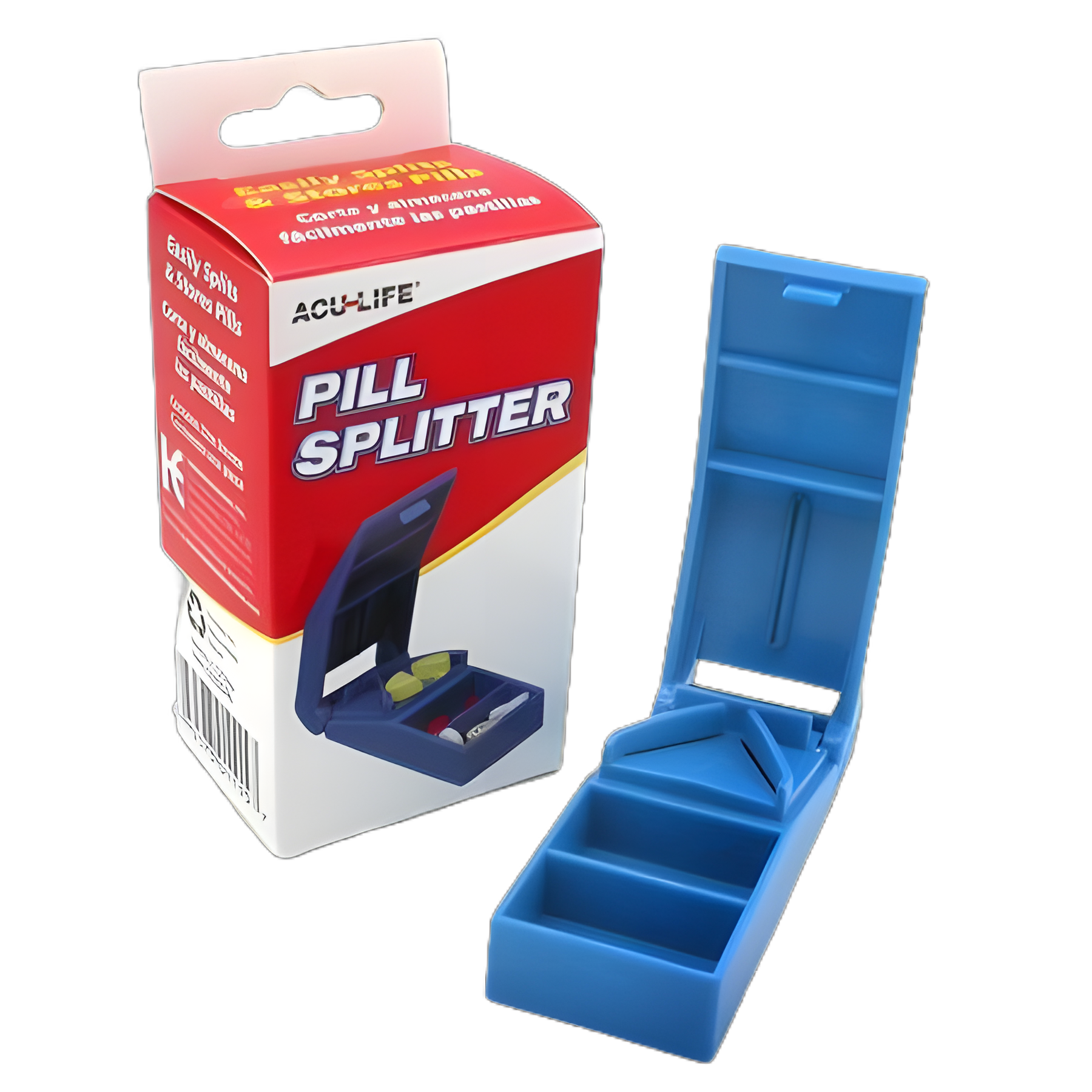Pill Cutter Acu-Life® Hand Operated Blue