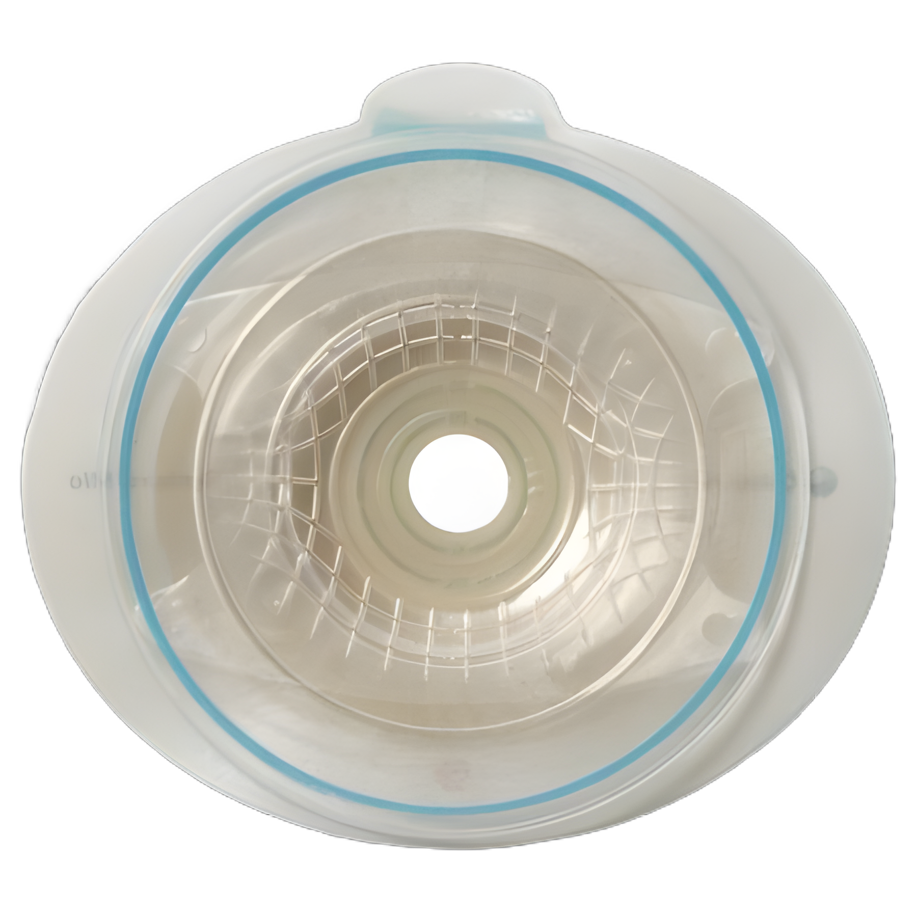 Ostomy Barrier SenSura® Mio Click Trim to Fit, Extended Wear Elastic Adhesive 60 mm Flange Blue Code System 5/8 to 1-3/16 Inch Opening