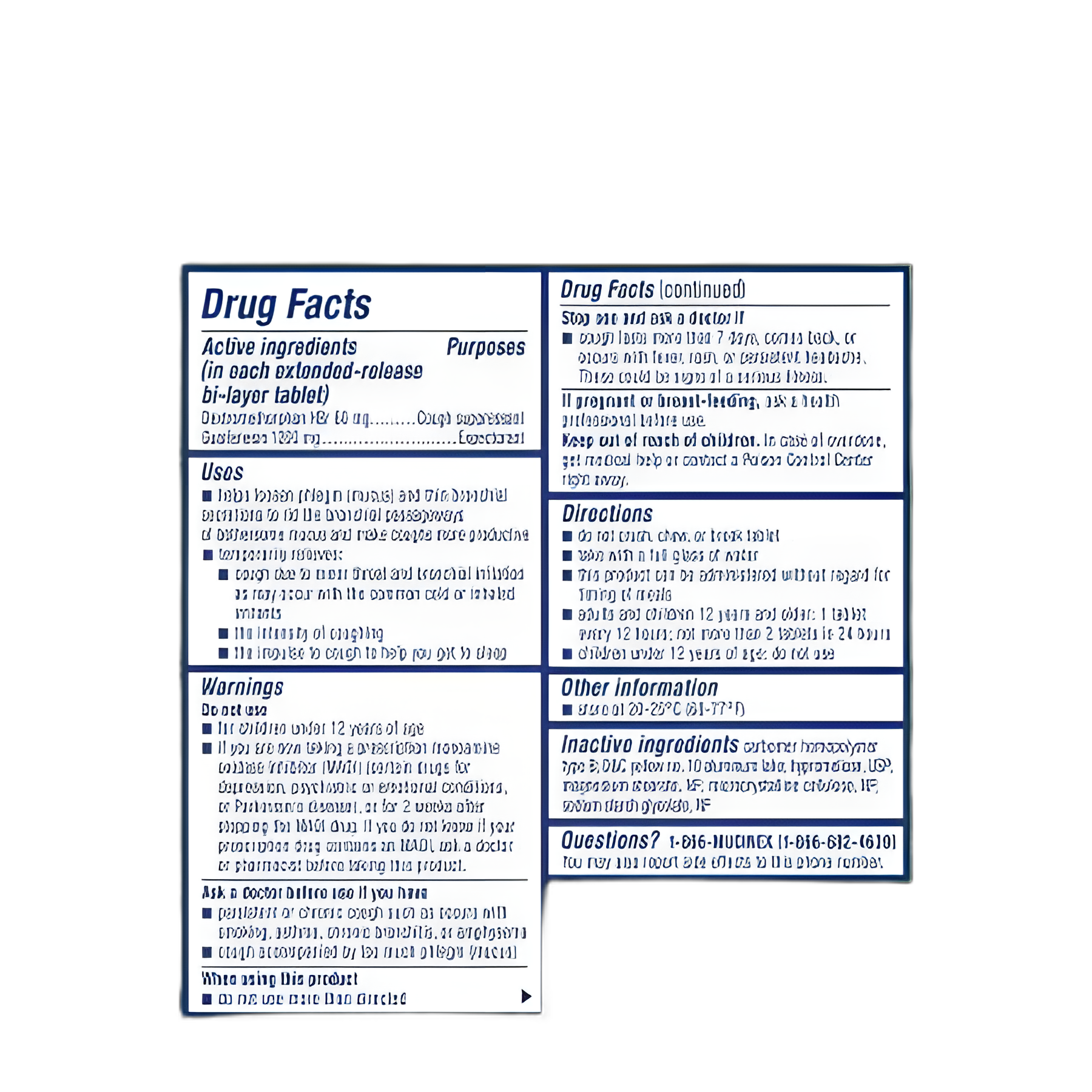 Mucinex DM 1,200 mg - 60 mg Maximum Strength Cold & Cough Relief Tablets, 28 Count