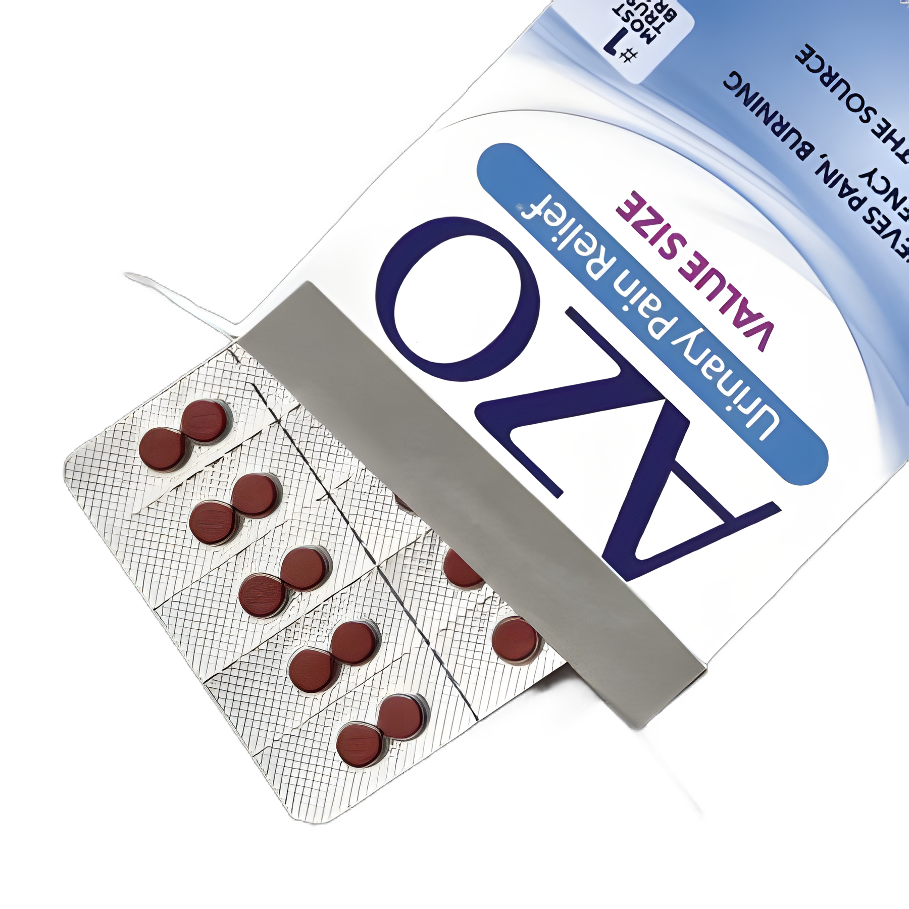 Urinary Pain Relief AZO® 95 mg Strength Phenazopyridine HCL Tablet 30 per Bottle