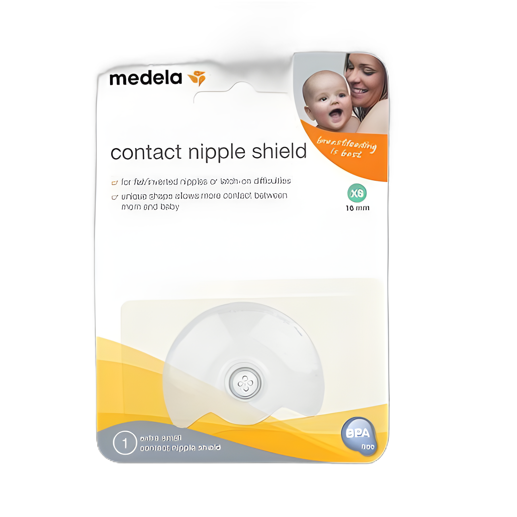 Nipple Shield Medela® Contact™ 16 mm Silicone Reusable - 67251