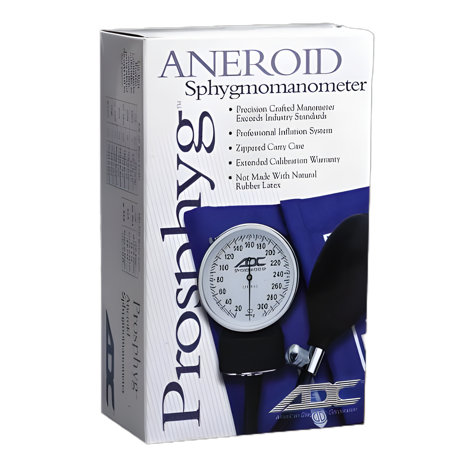 Reusable Aneroid / Stethoscope Set Prosphyg™ 780 Series 34 to 50 cm Large Adult Cuff Single Head General Exam Stethoscope Pocket Aneroid