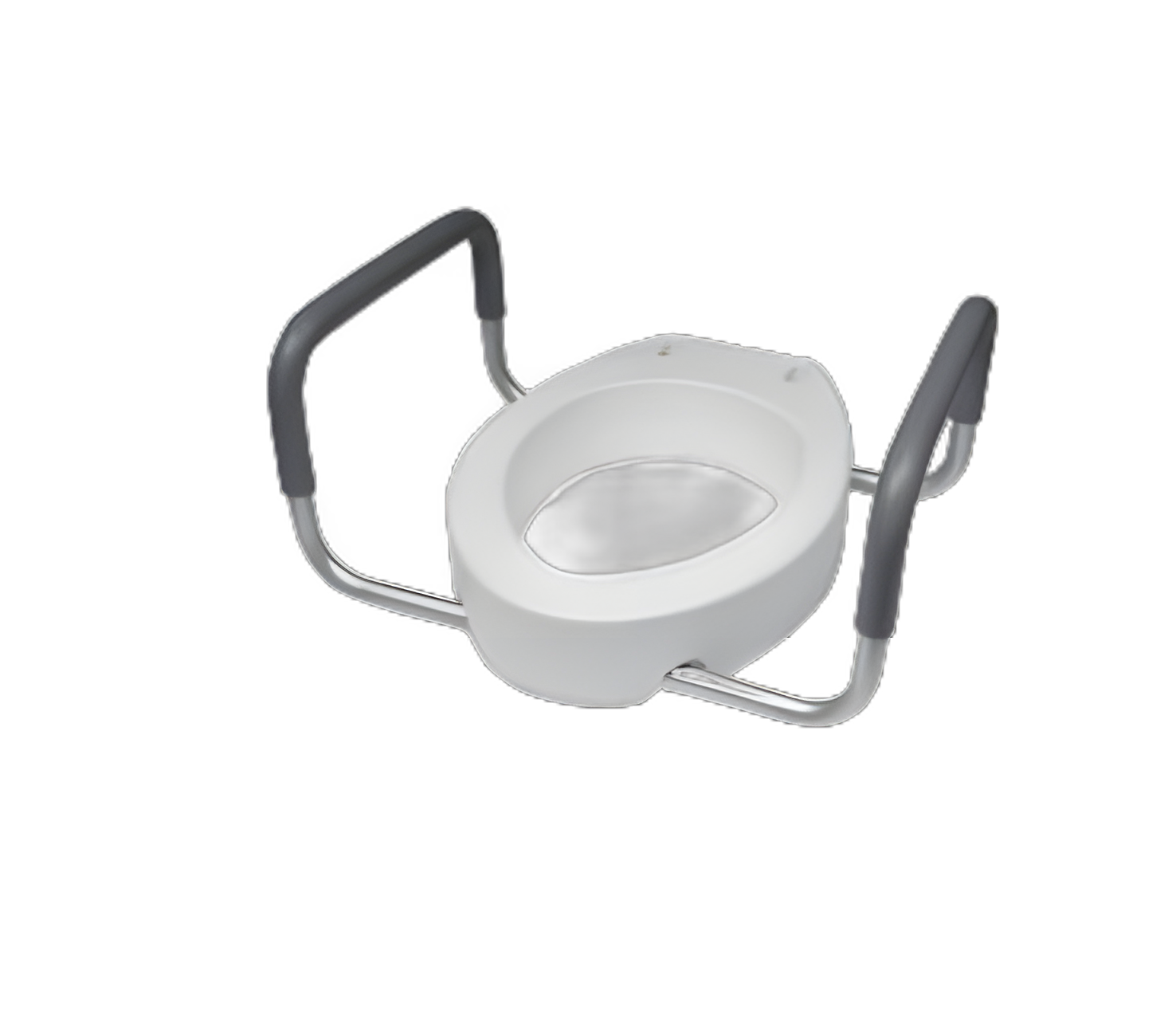 Raised Toilet Seat 3-1/2 Inch Height White