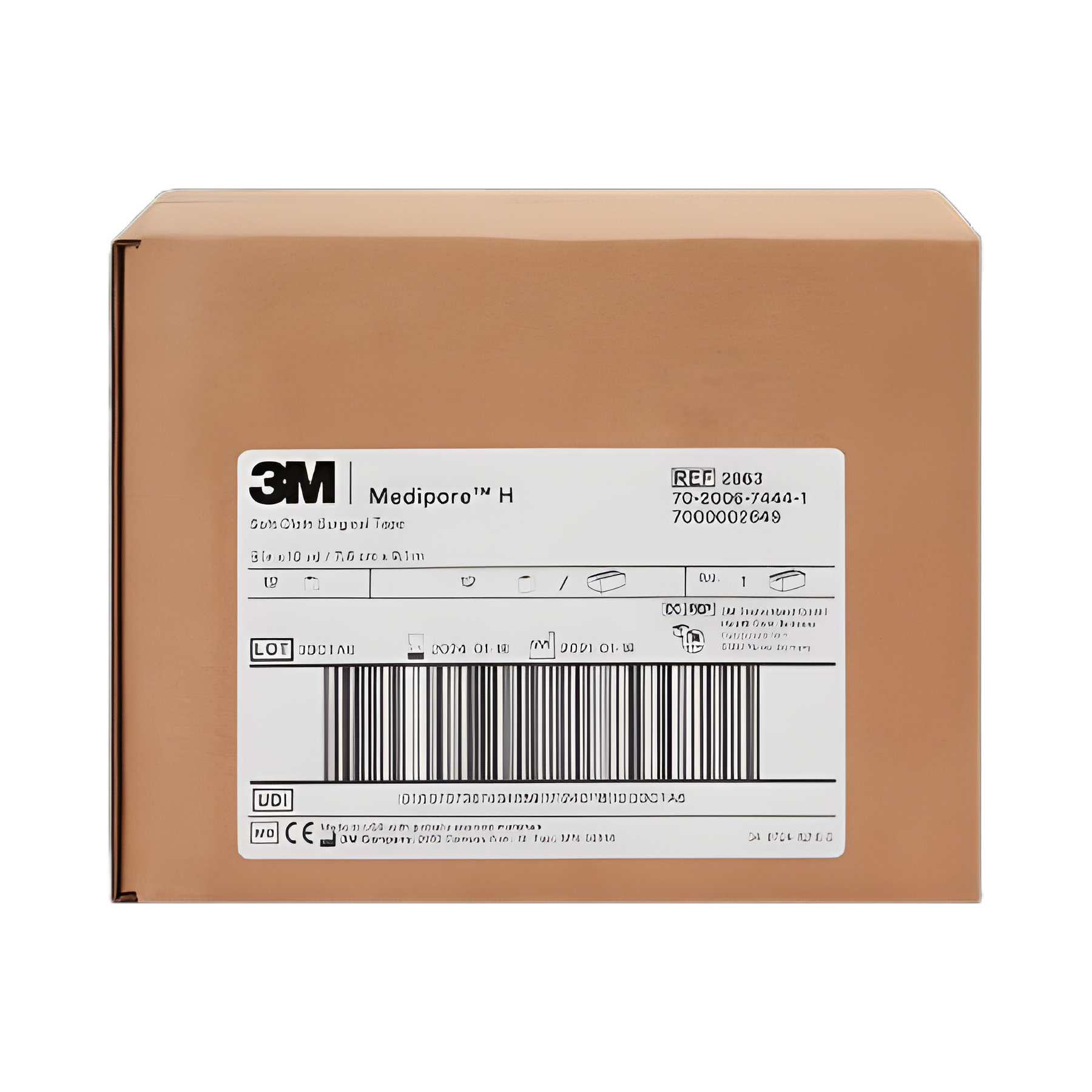 Perforated Medical Tape 3M™ Medipore™ H White 3 Inch X 10 Yard Soft Cloth NonSterile