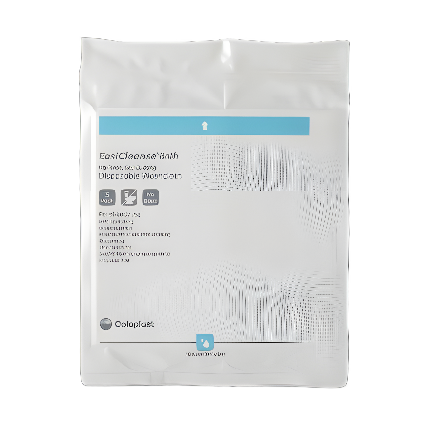 Personal Cleansing Wipe Bedside-Care® EasiCleanse™ Soft Pack Unscented 5 Count