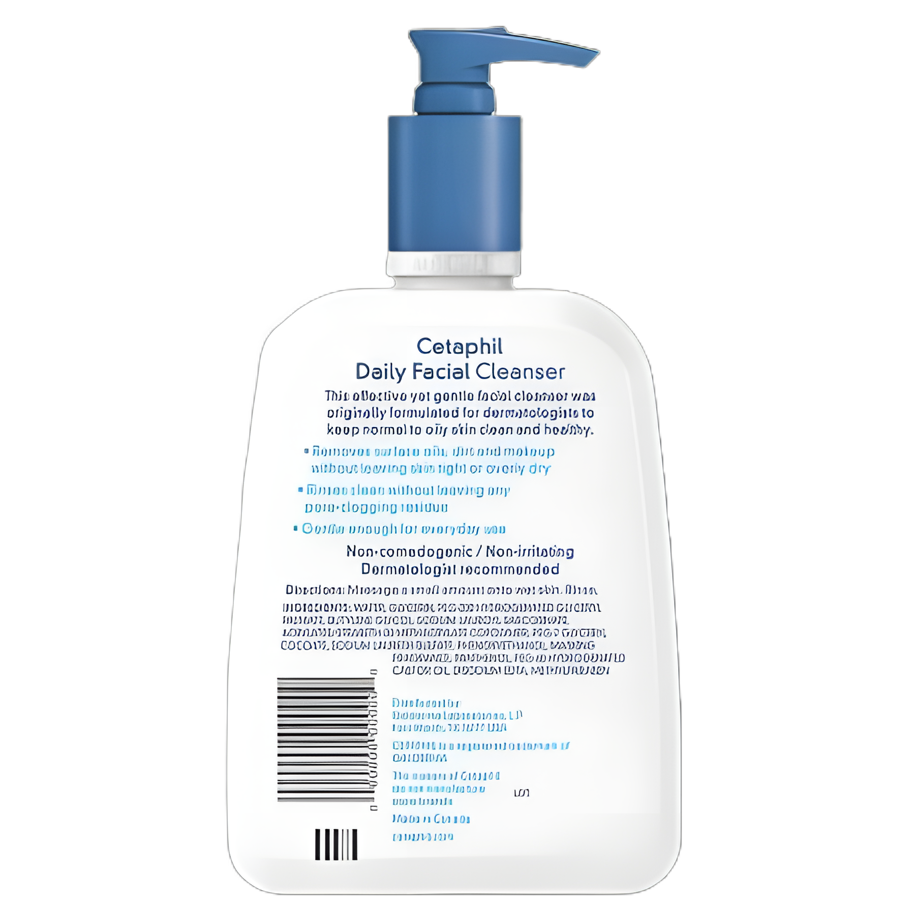 Facial Cleanser Cetaphil® Daily Facial Cleanser Liquid 16 oz. Pump Bottle Unscented