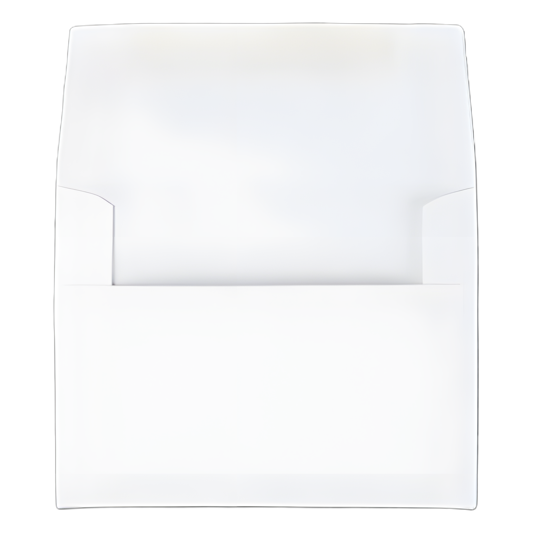 Greeting Card/Invitation Envelope, A-2, Square Flap, Gummed Closure, 4.38 x 5.75, White, 100/Box