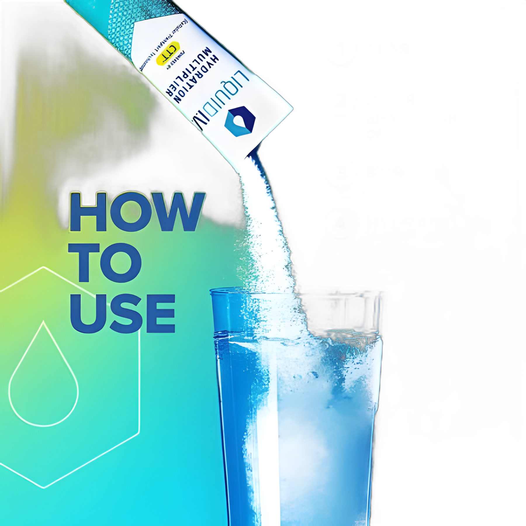 Oral Electrolyte Solution Liquid I.V.® Hydration Multiplier® Lemon-Lime Flavor 0.56 oz. Electrolyte - LVHS-0101