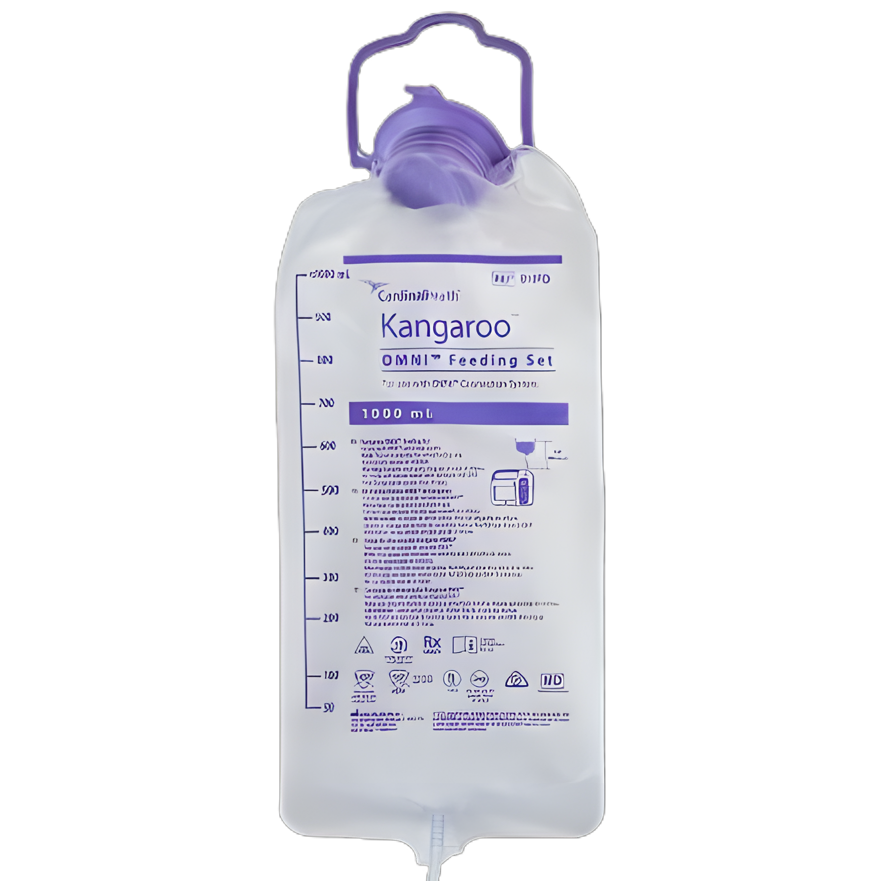 Enteral Feeding Pump Bag Set Kangaroo OMNI™ 1000 mL NonSterile