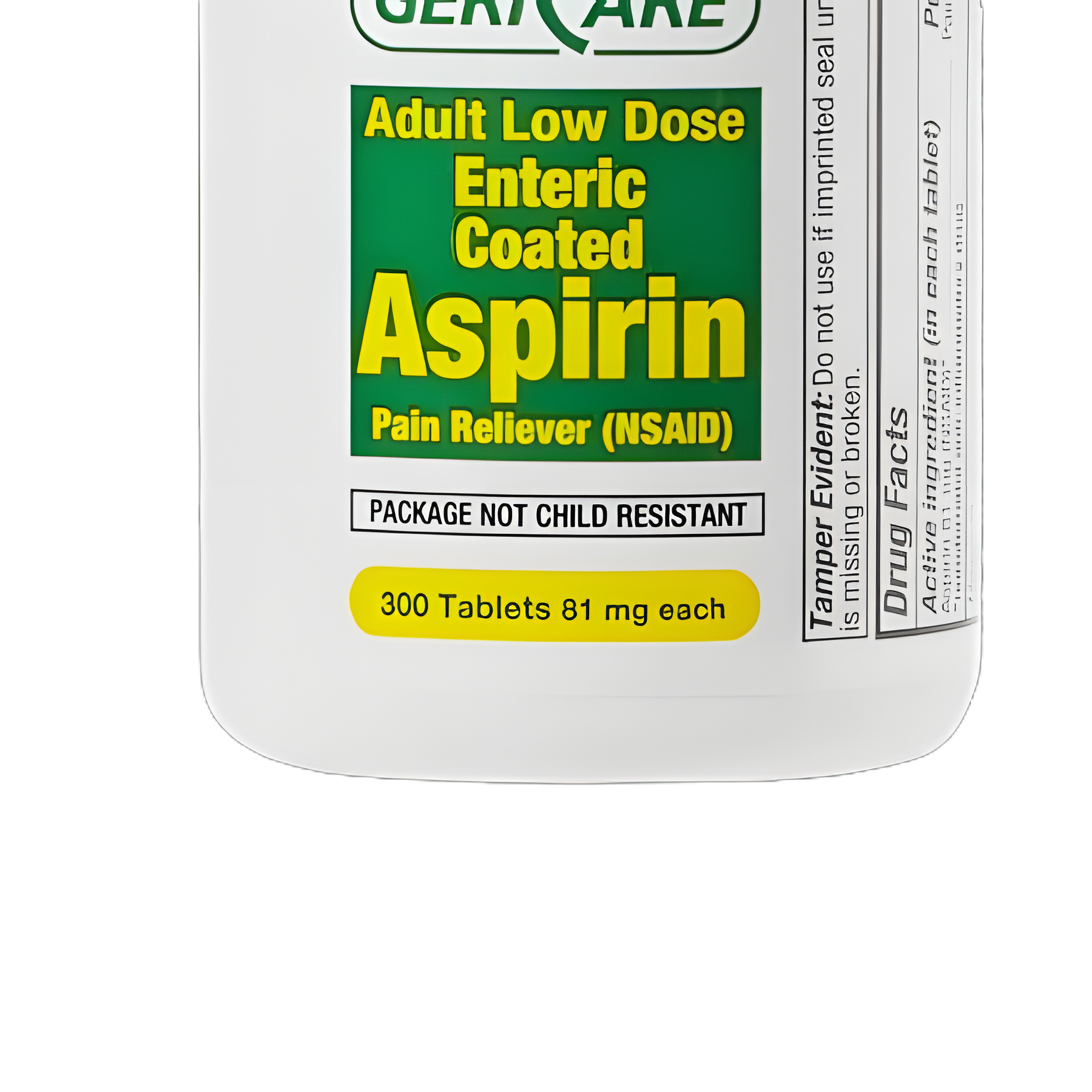 Pain Relief Geri-Care® 81 mg Strength Aspirin Tablet 300 per Bottle