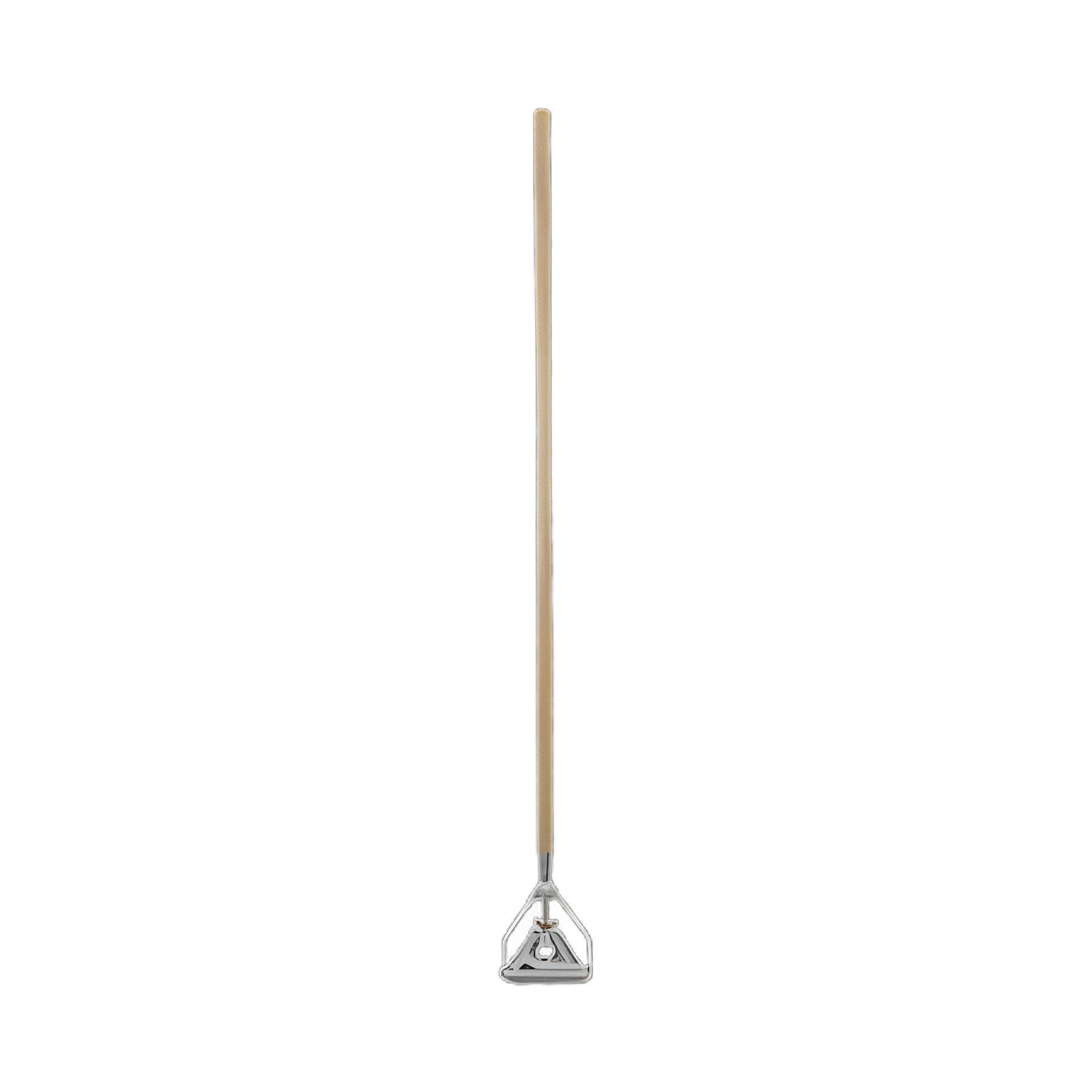 Quick Change Metal Head Wooden Mop Handle, Junior, 0.88" dia x 54", Natural