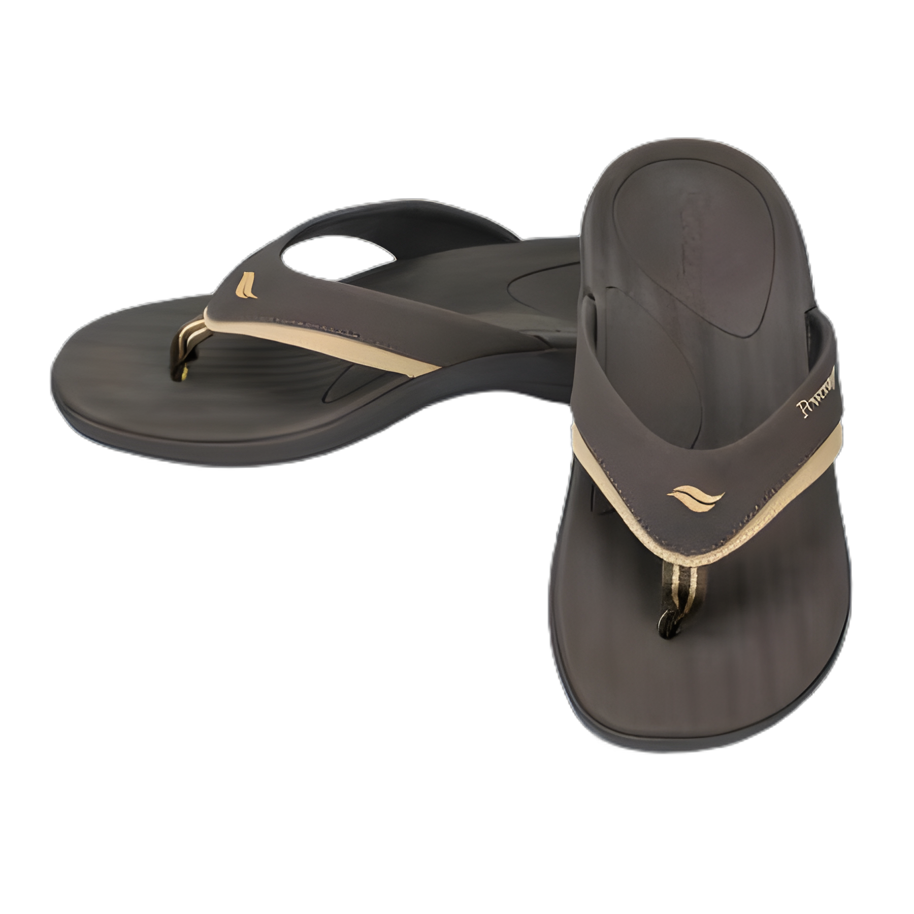 Powerstep Men's Fusion Orthotic Sandals for Plantar Fasciitis Relief - Brown
