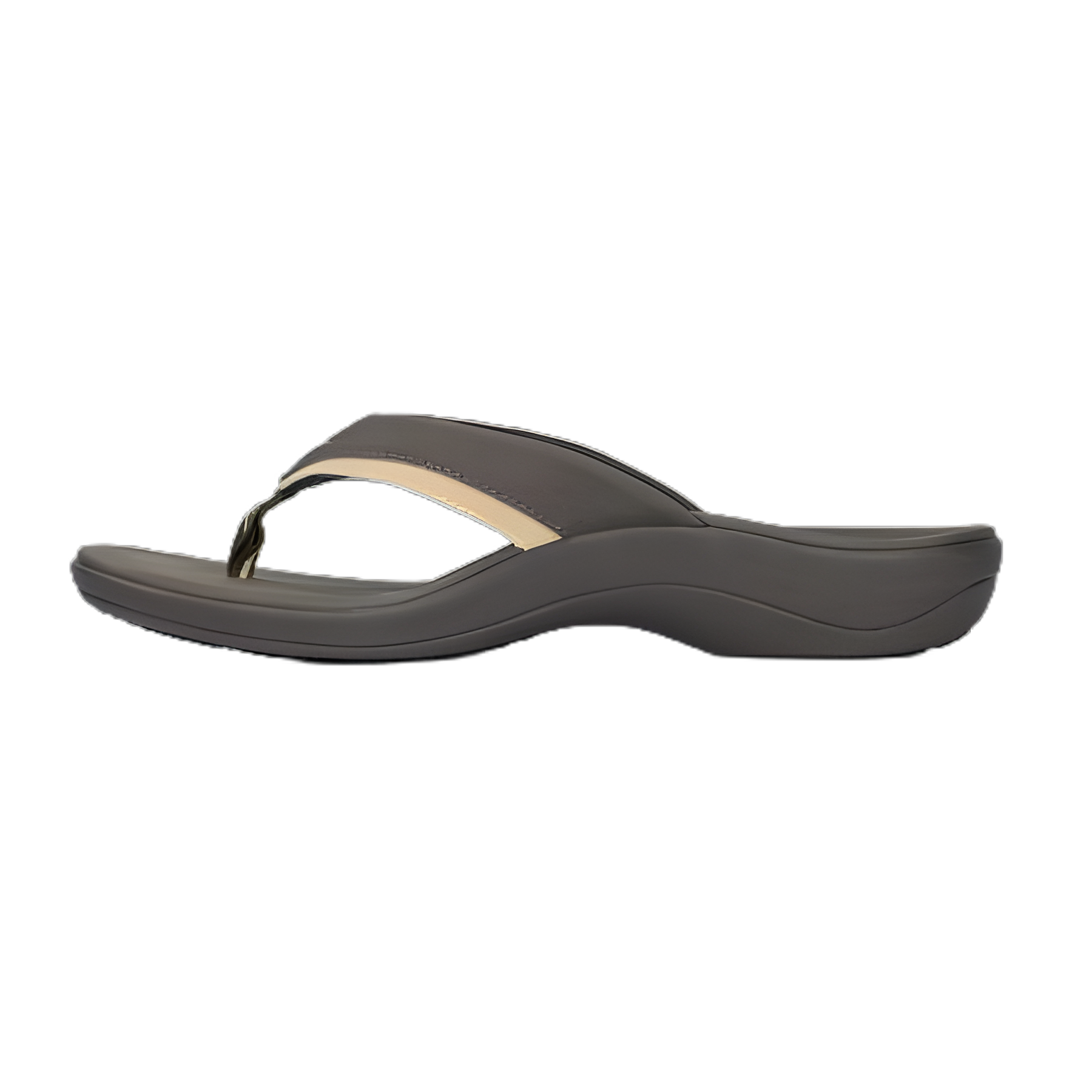 Powerstep Men's Fusion Orthotic Sandals for Plantar Fasciitis Relief - Brown